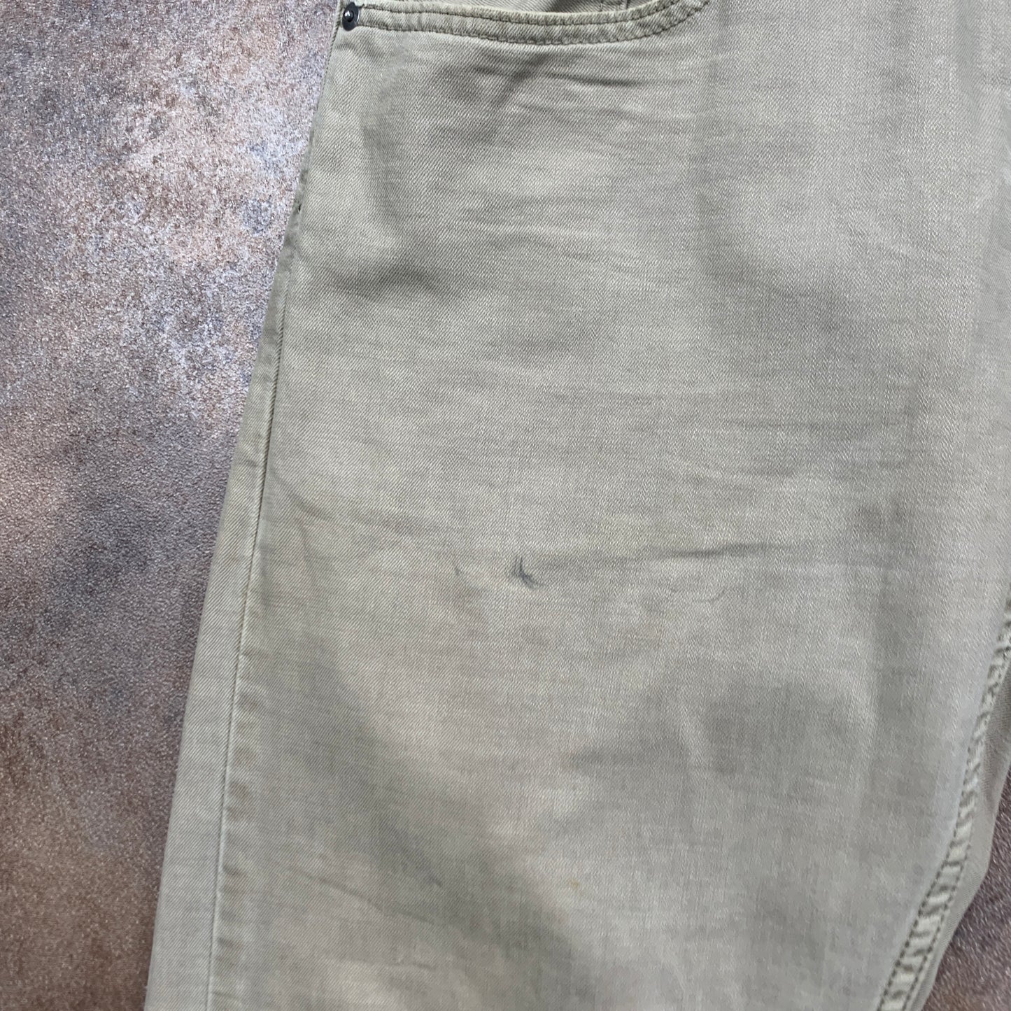 Vintage LEVI'S 514 Jeans W34 L30 Mens Regular Fit Straight Beige