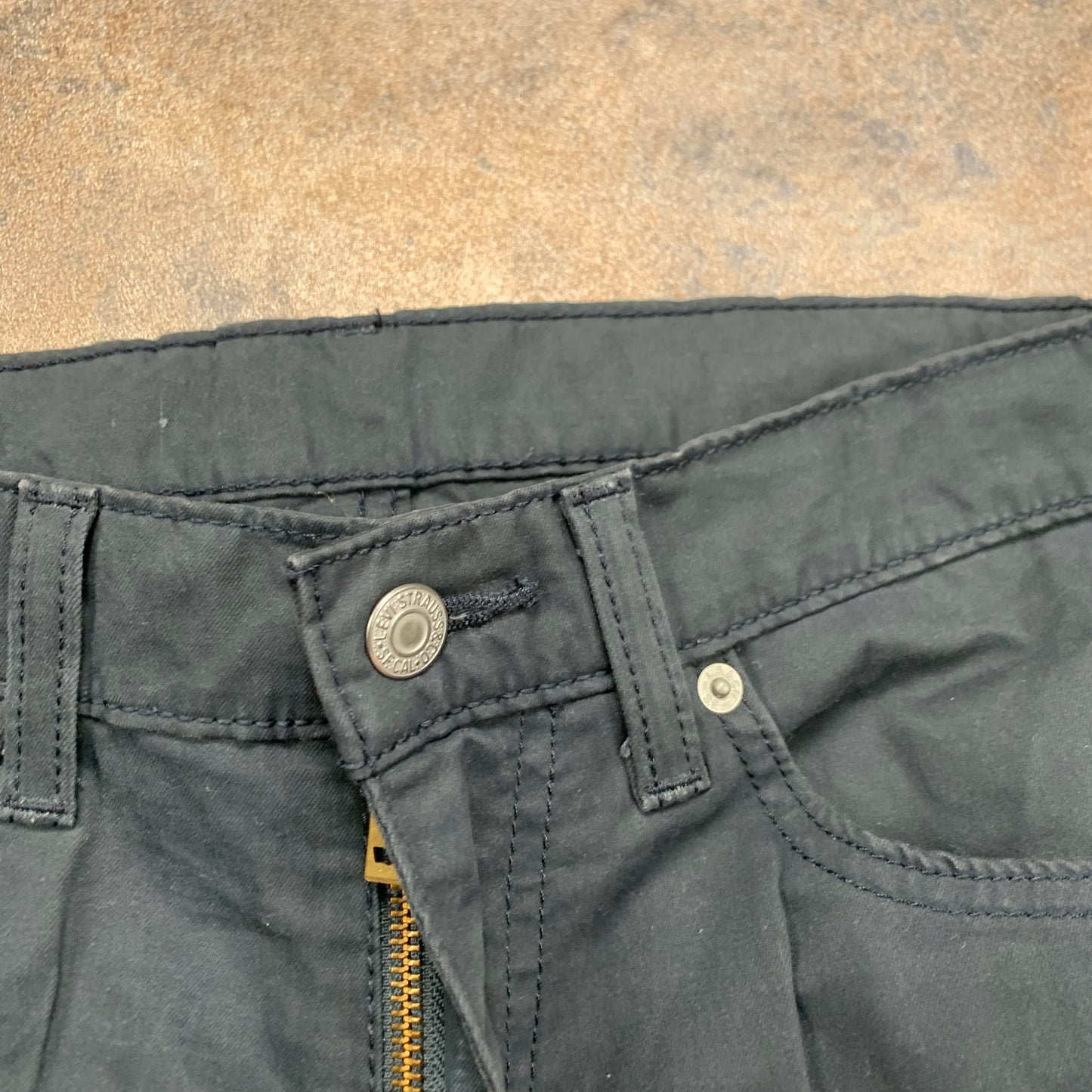 LEVI'S 751 Jeans W34 L33 Mens Regular Fit Straight Grey