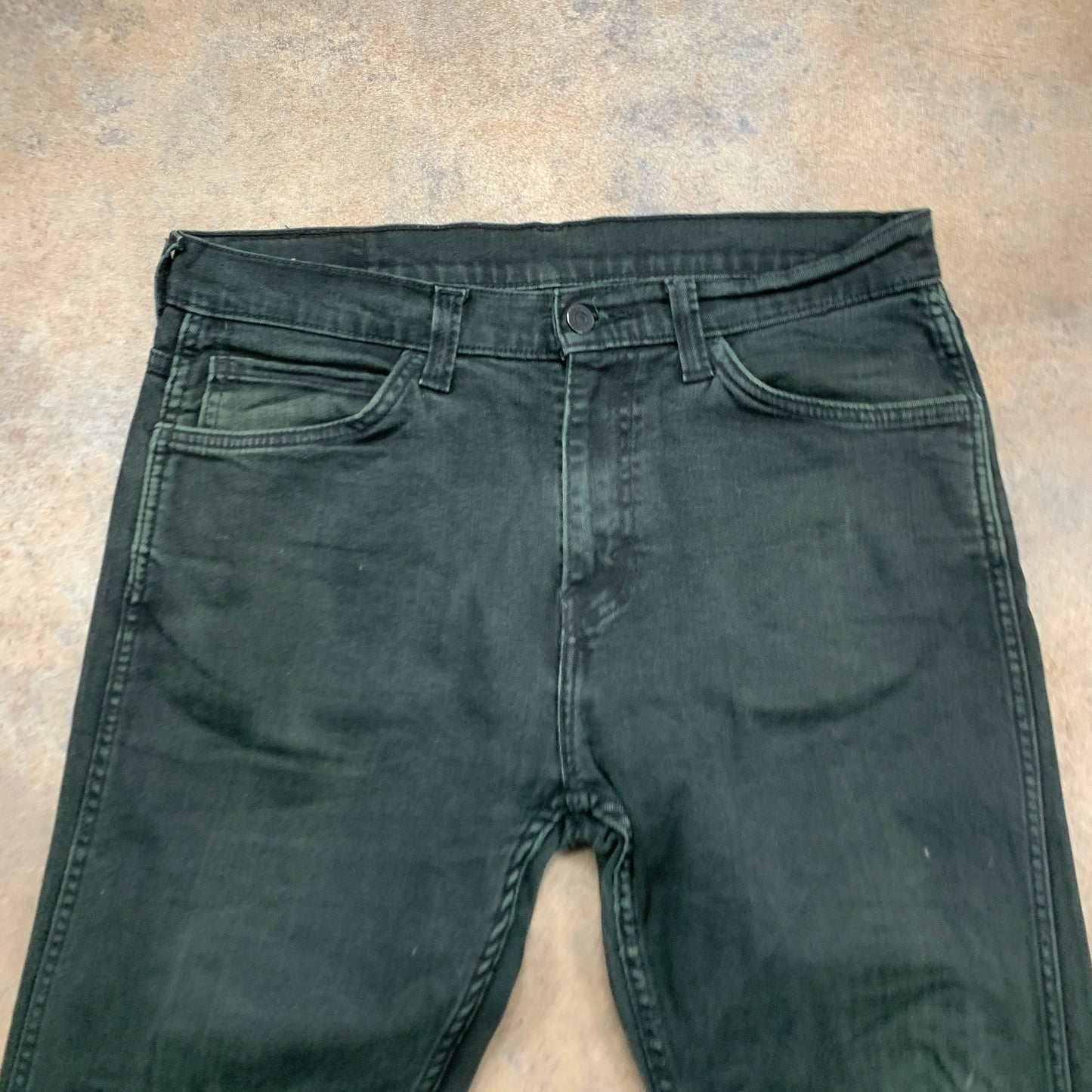 LEVI'S 508 Jeans W32 L32 Mens Slim Fit Straight Green