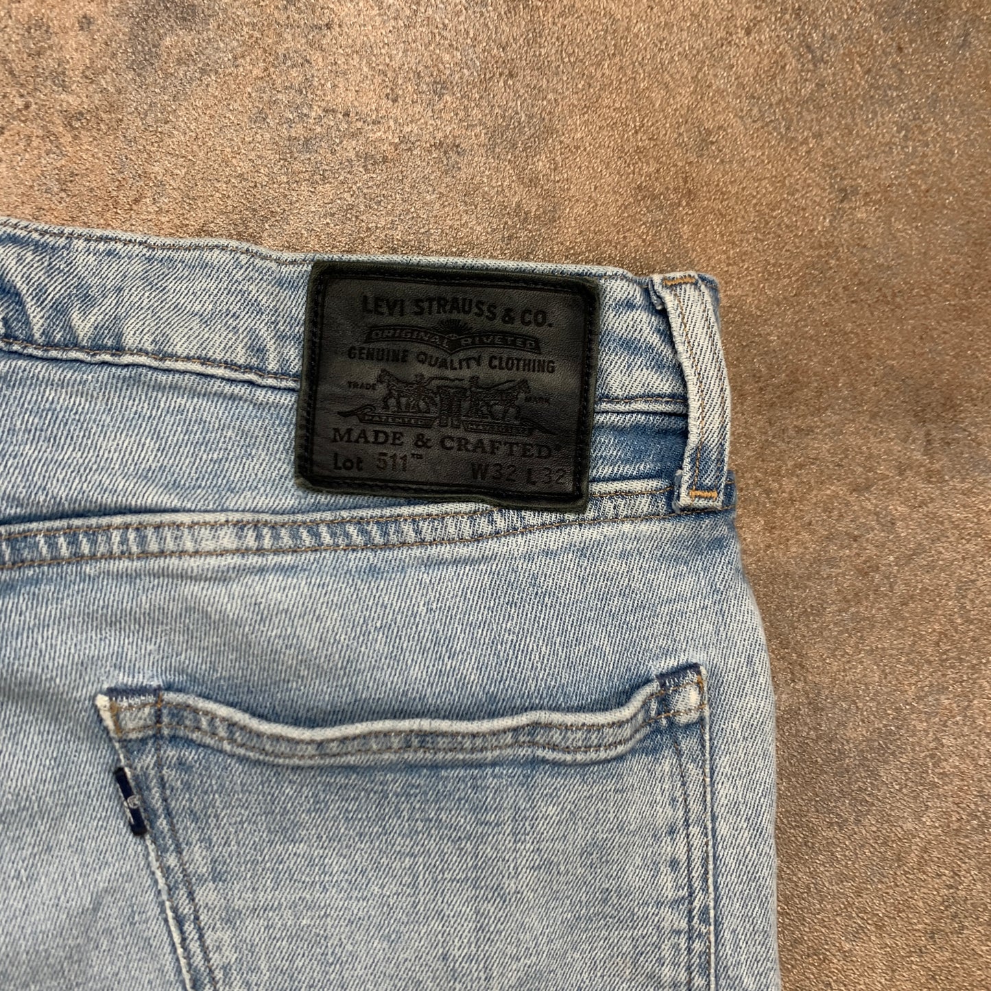 LEVI'S 511 Jeans W32 L32 Mens Slim Fit Blue