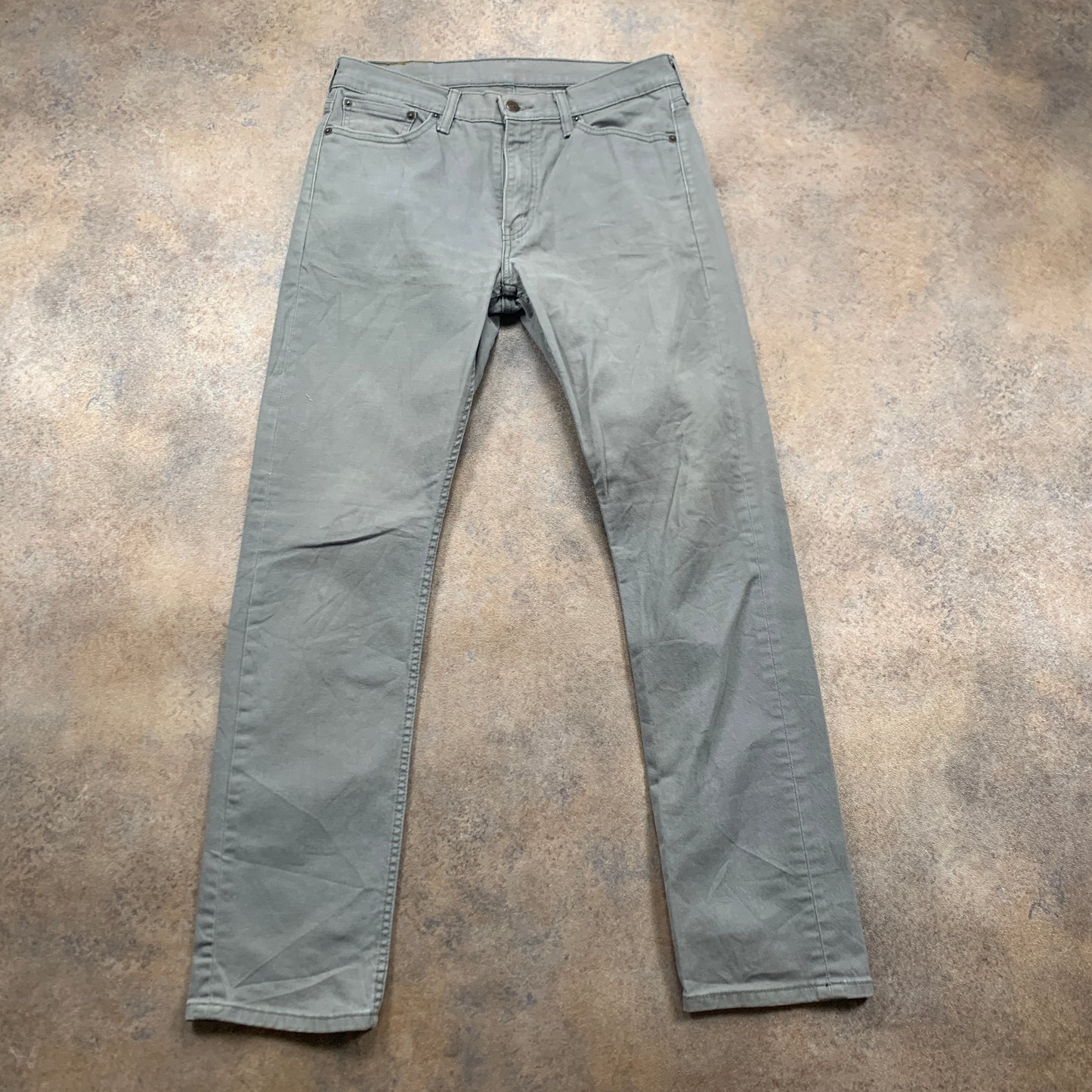 LEVI'S 513 Jeans W32 L32 Mens Slim Fit Grey