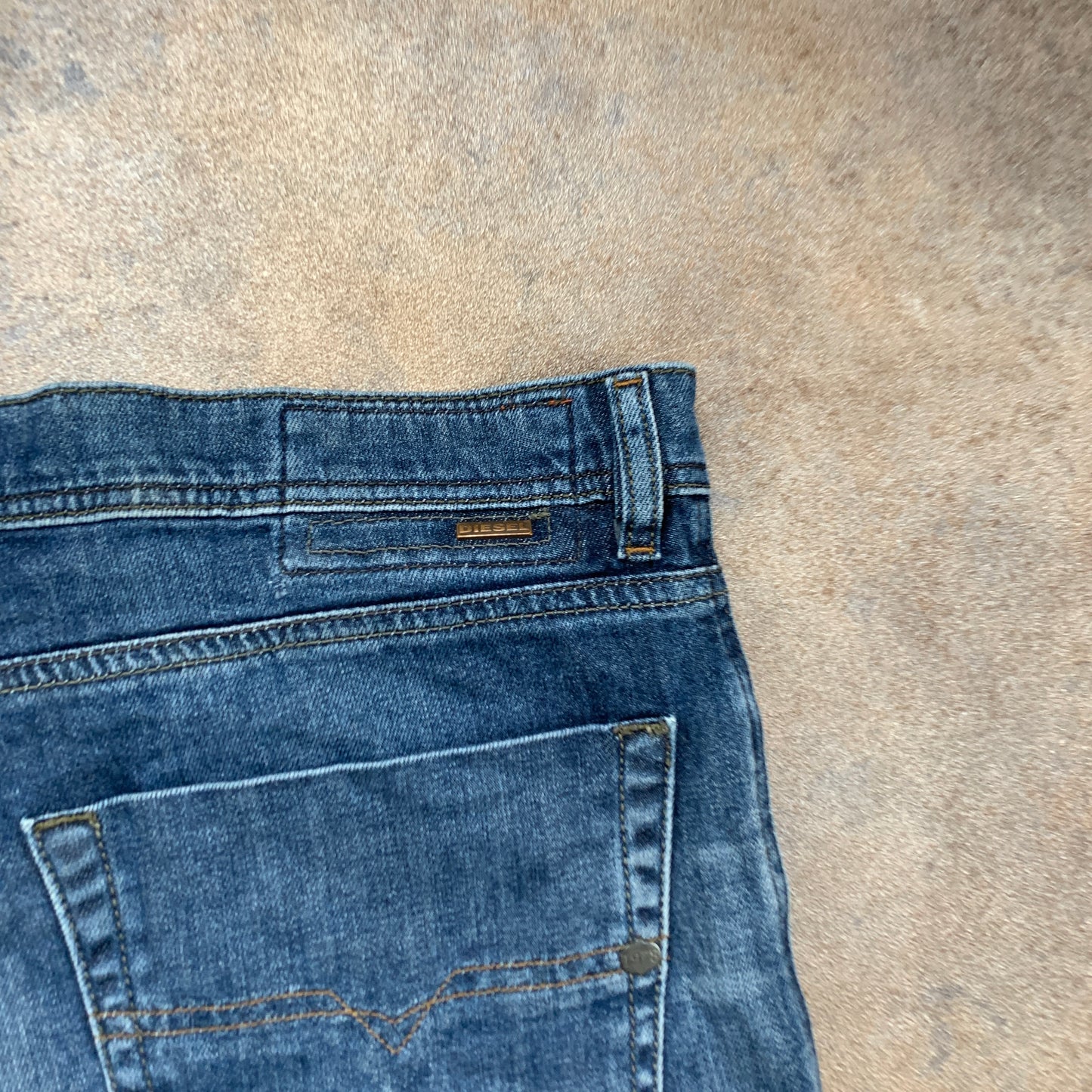 Diesel TEPPHAR Jeans W36 L32 Mens Slim Fit Straight Blue