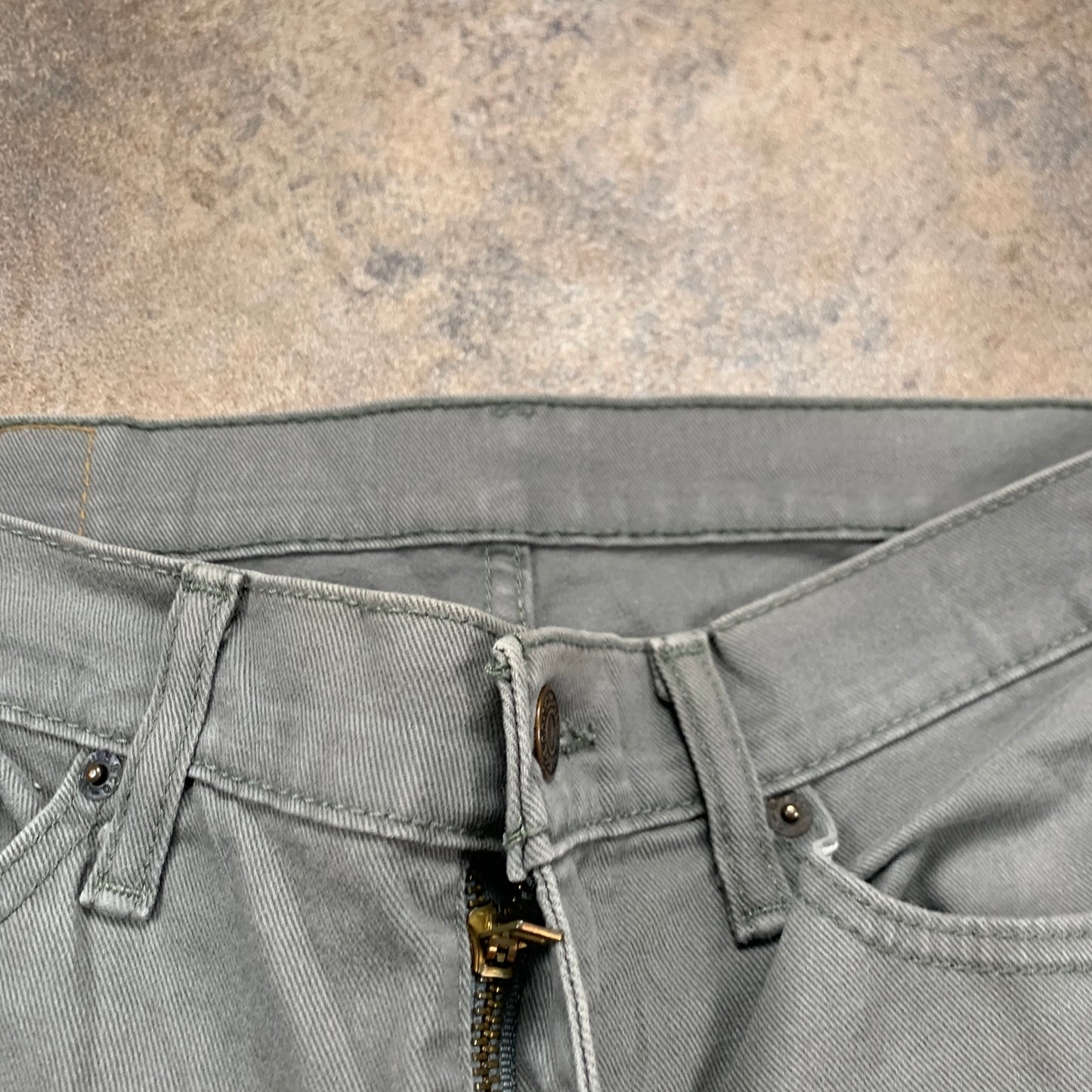 LEVI'S 513 Jeans W32 L32 Mens Slim Fit Grey