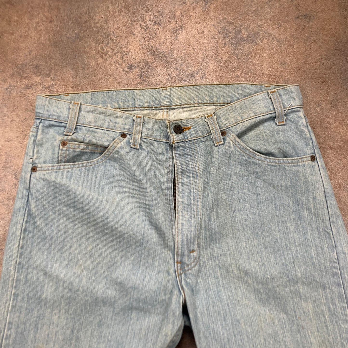 Vintage 1970s LEVI'S Jeans W36 L30 Mens Regular Fit Straight Blue