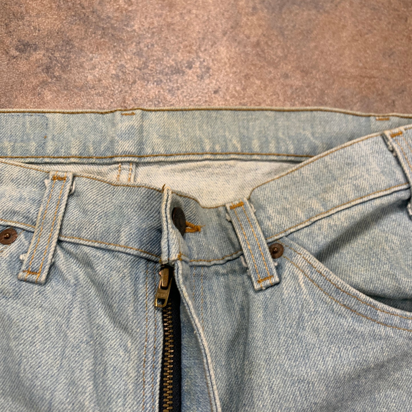 Vintage 1970s LEVI'S Jeans W36 L30 Mens Regular Fit Straight Blue