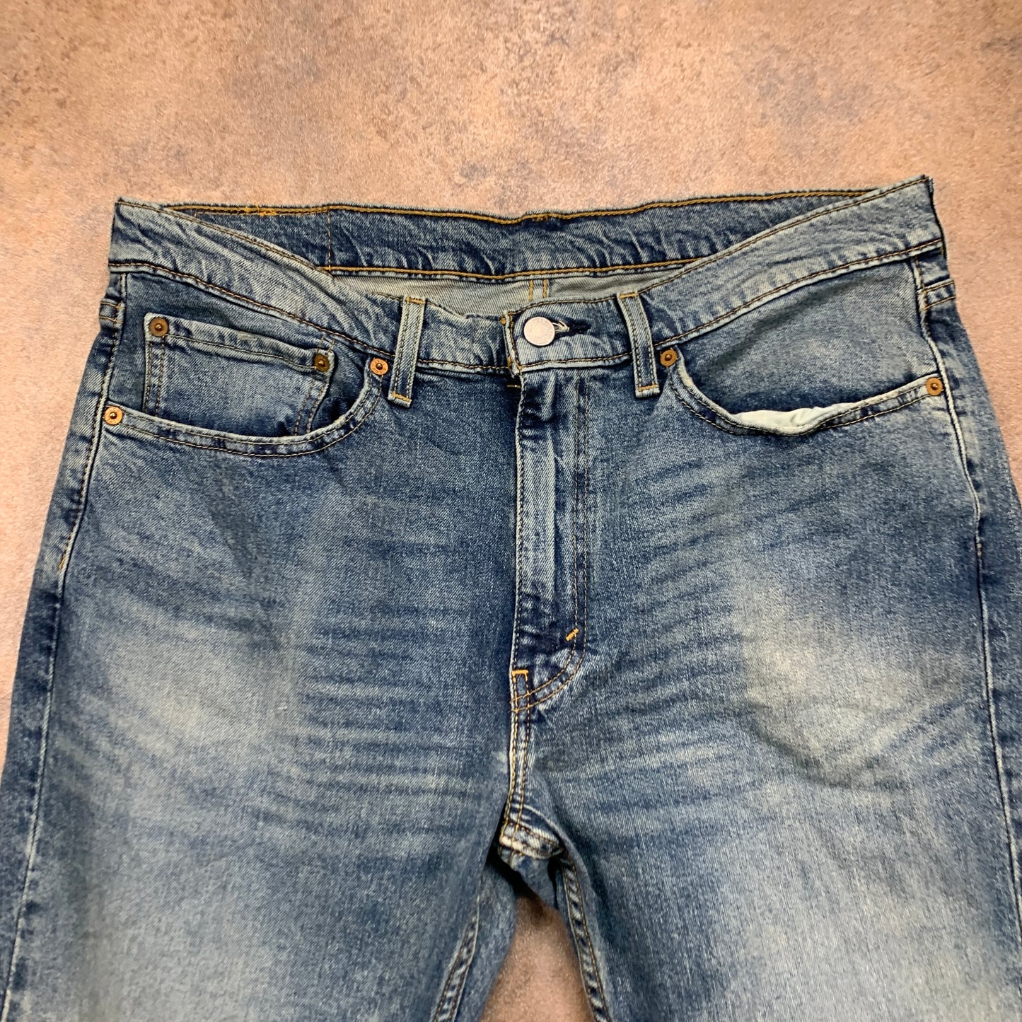 LEVI'S 514 Jeans W36 L29 Mens Regular Fit Straight Blue