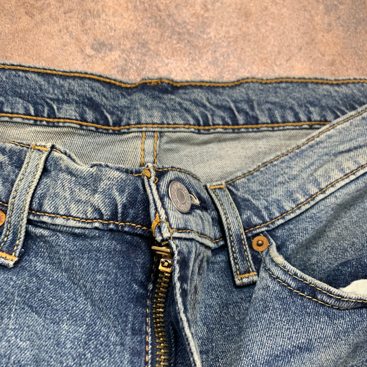 LEVI'S 514 Jeans W36 L29 Mens Regular Fit Straight Blue