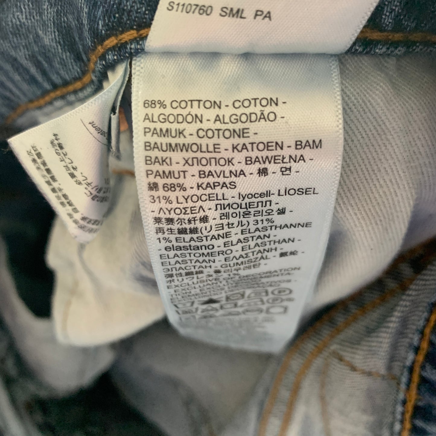 LEVI'S 512 Jeans W32 L28 Mens Slim Fit Tapered Blue