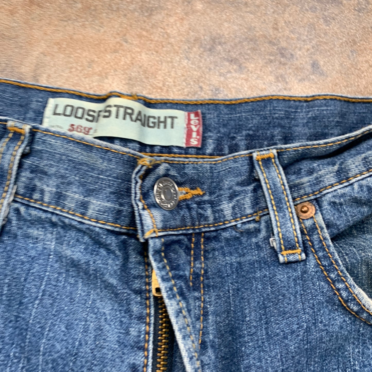Vintage LEVI'S 569 Jeans W32 L34 Mens Relaxed Fit Straight Blue