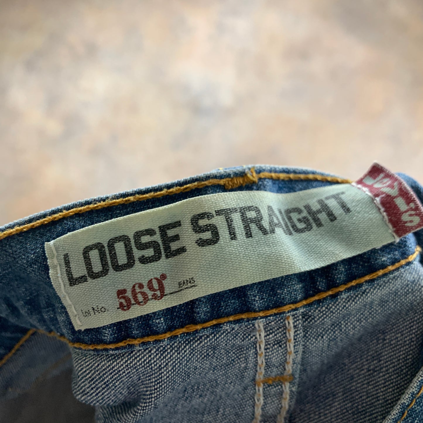 Vintage LEVI'S 569 Jeans W32 L34 Mens Relaxed Fit Straight Blue