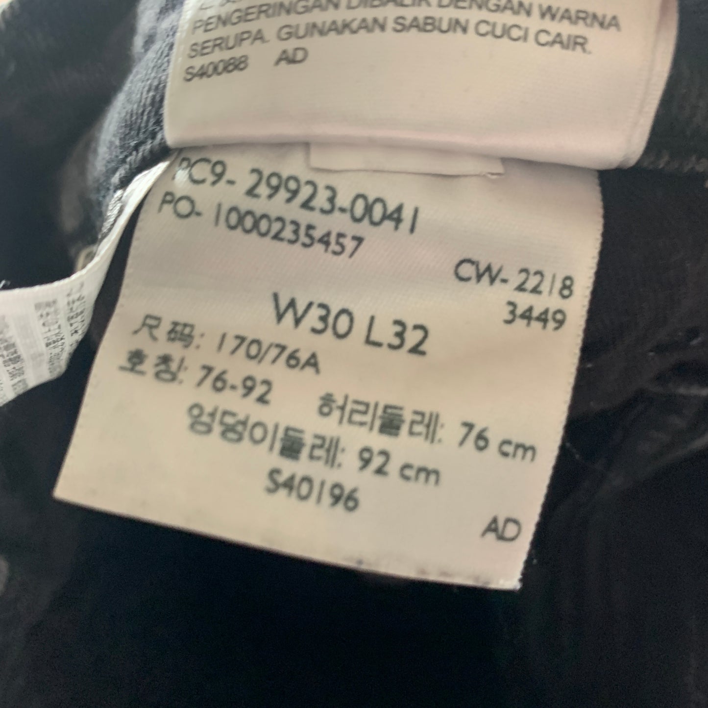 LEVI'S Line 8 Jeans W30 L31 Mens Skinny Fit Grey (Ripped)
