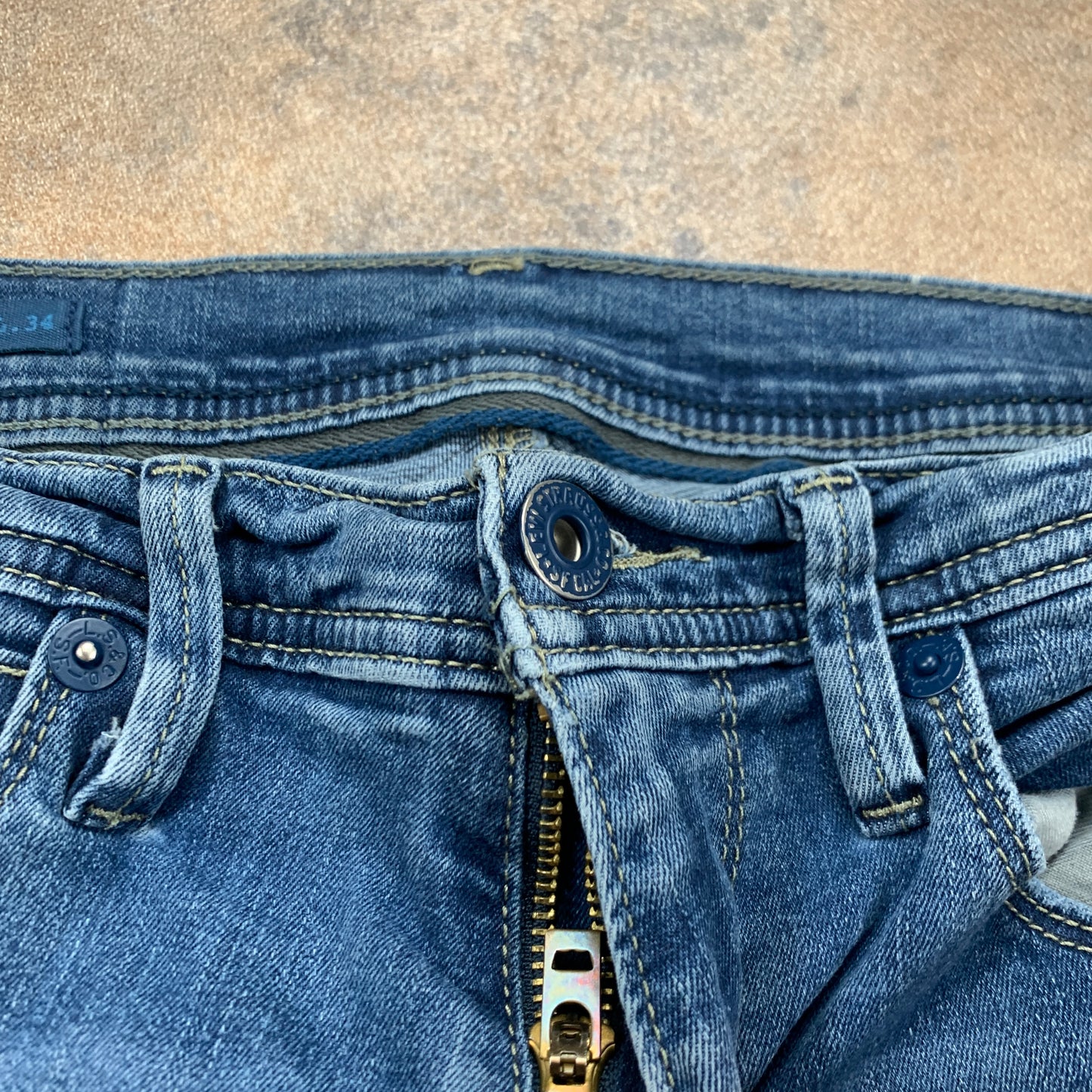 LEVI'S 65504 Jeans W30 L27 Mens Slim Fit Straight Blue