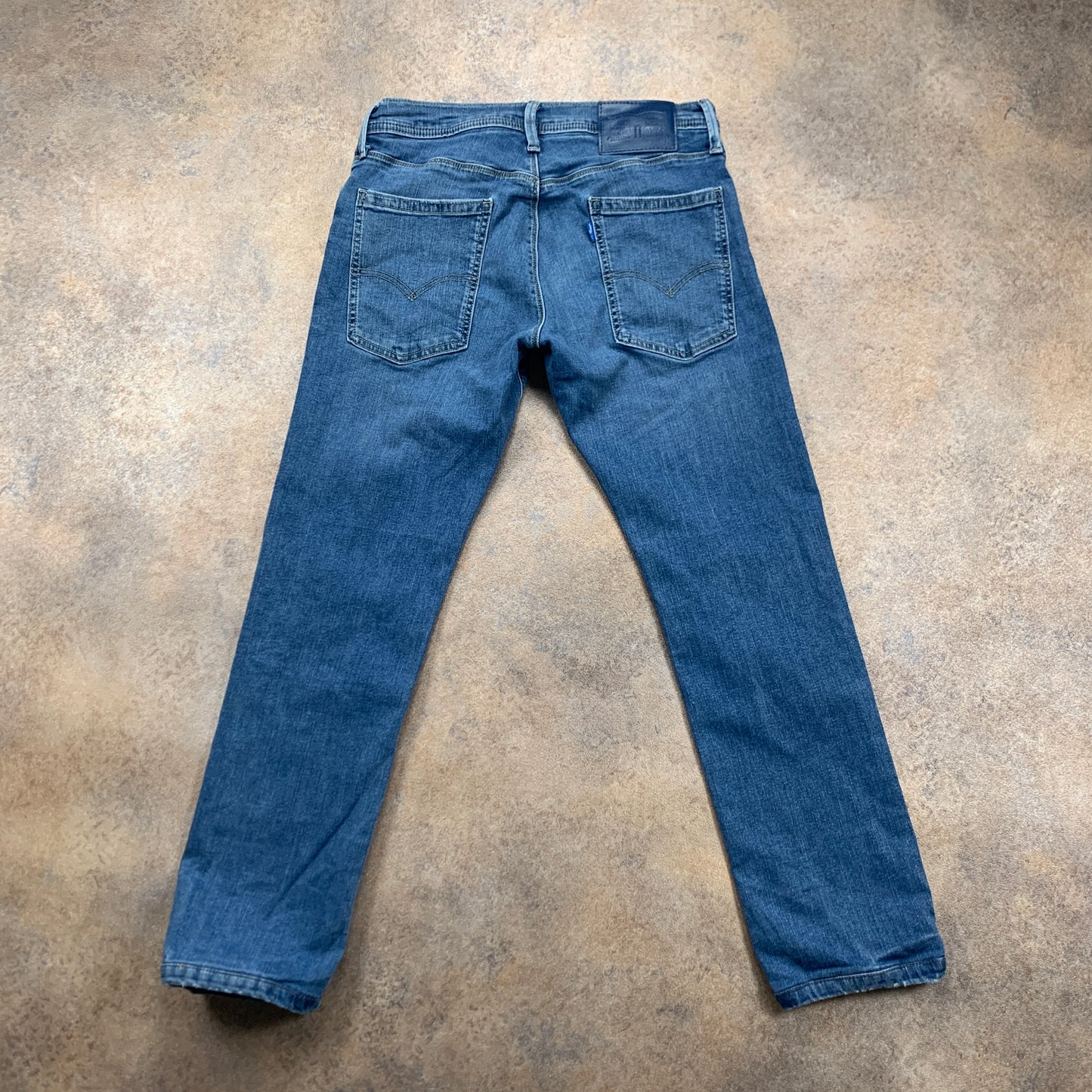 LEVI'S 65504 Jeans W30 L27 Mens Slim Fit Straight Blue