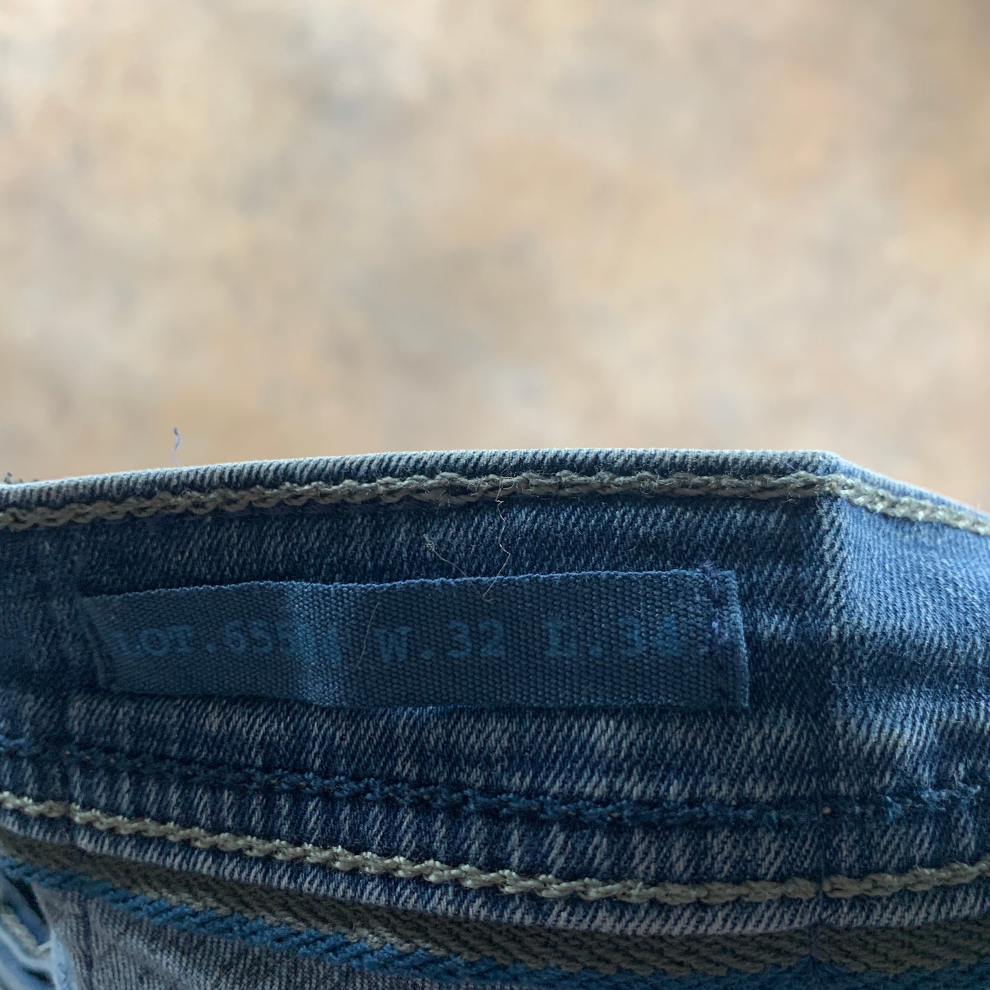 LEVI'S 65504 Jeans W30 L27 Mens Slim Fit Straight Blue