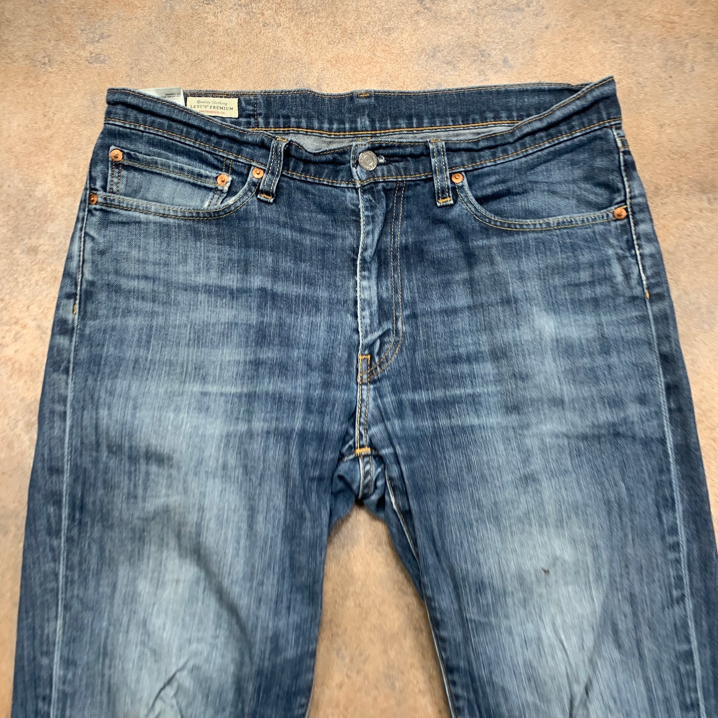 LEVI'S 514 Jeans W35 L32 Mens Regular Fit Straight Blue
