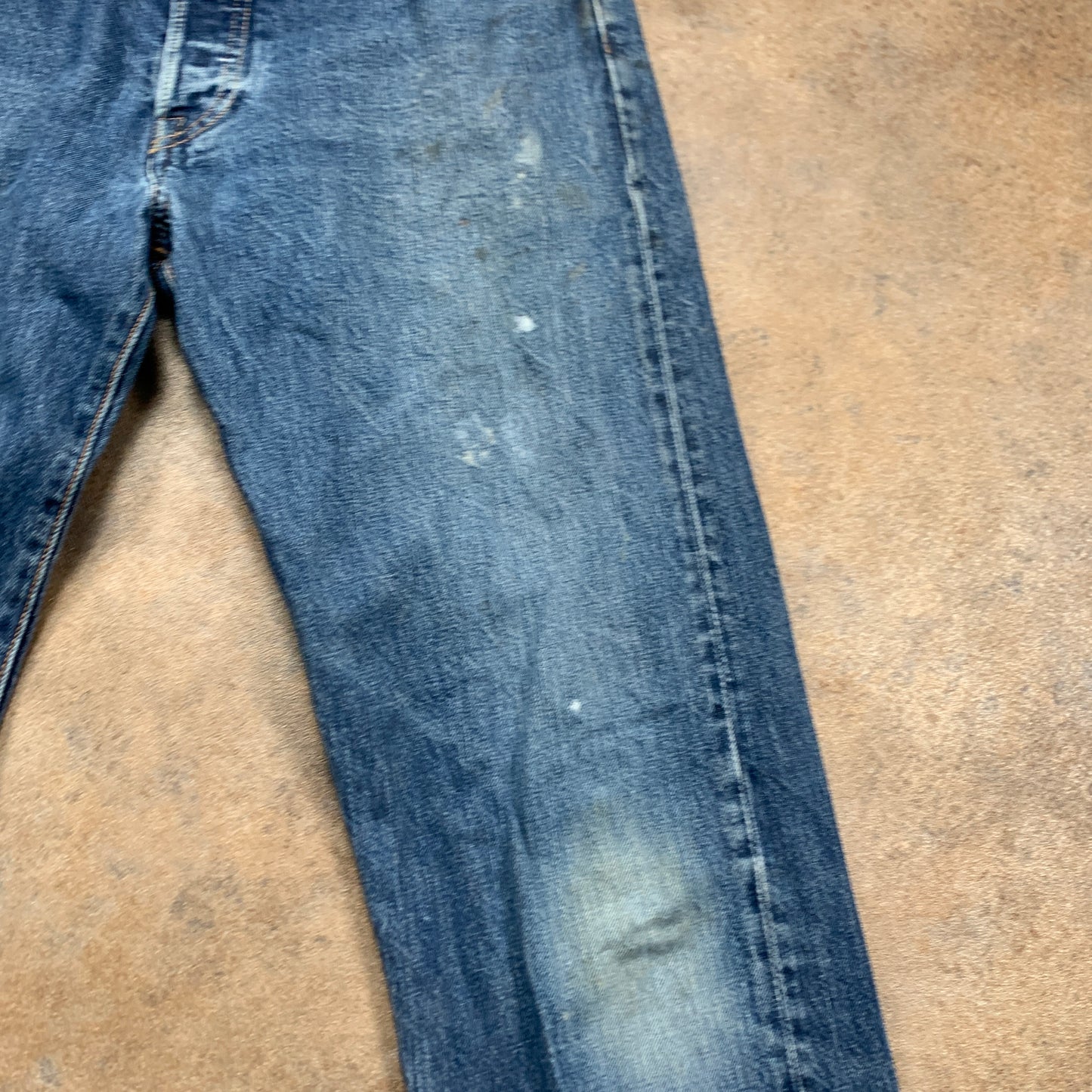 LEVI'S 501 Jeans W34 L34 Mens Regular Fit Straight Blue