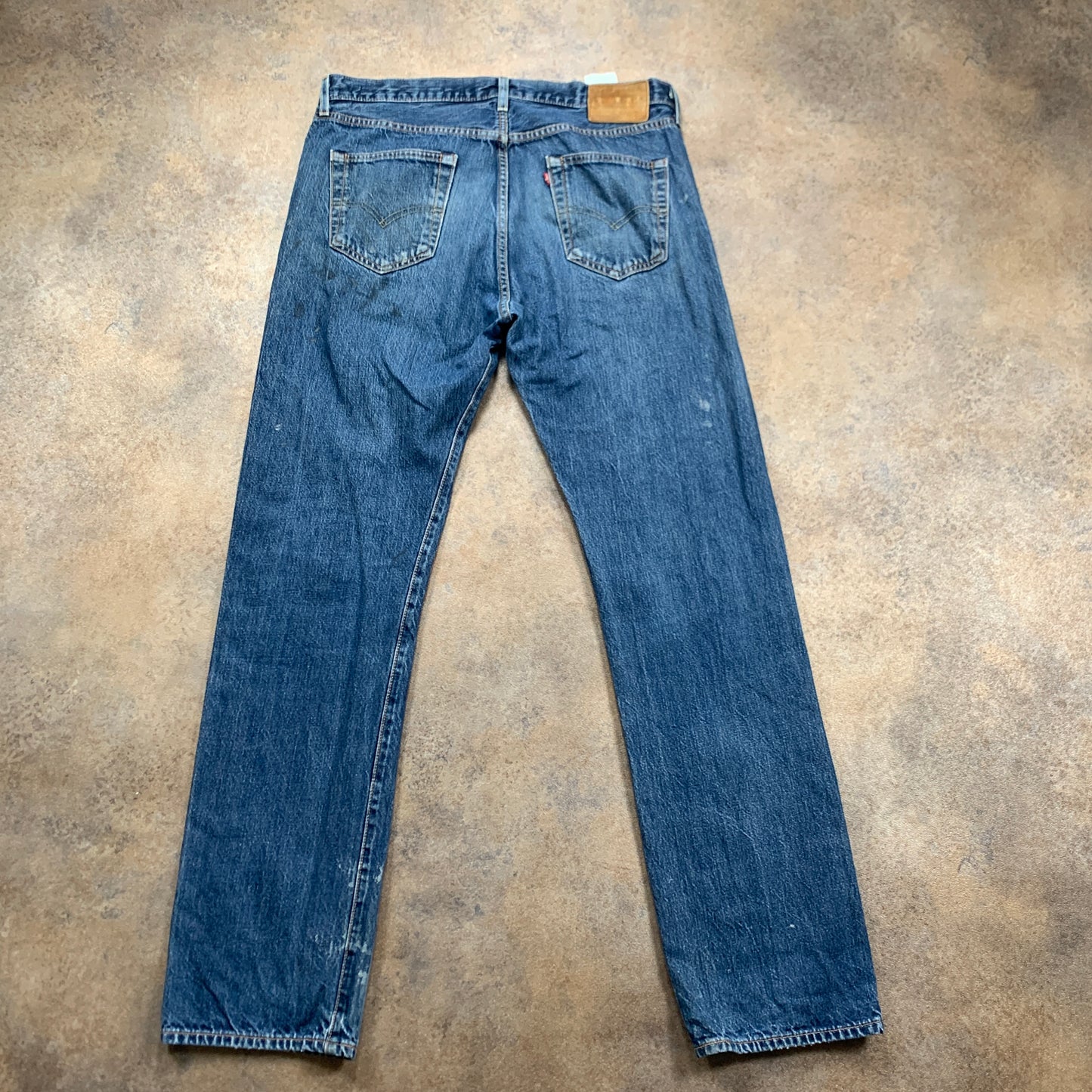 LEVI'S 501 Jeans W34 L34 Mens Regular Fit Straight Blue