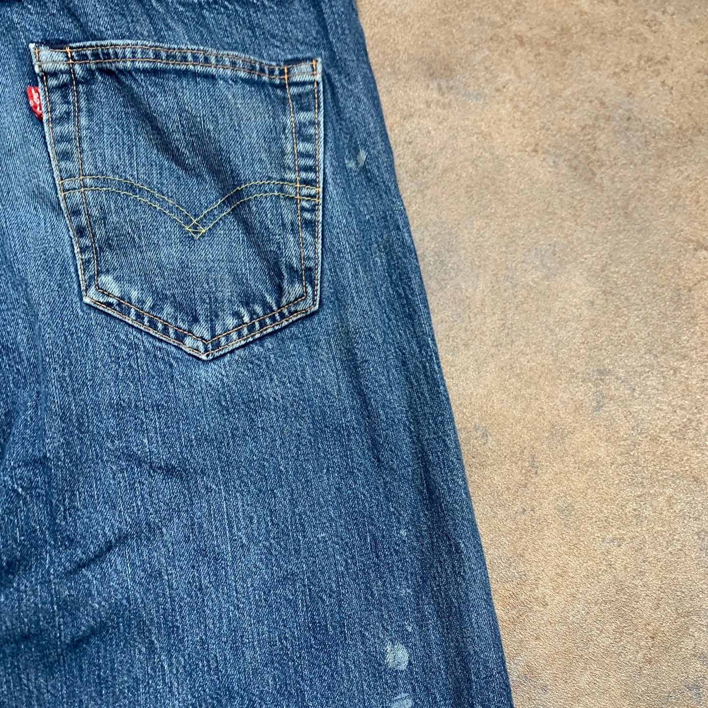 LEVI'S 501 Jeans W34 L34 Mens Regular Fit Straight Blue