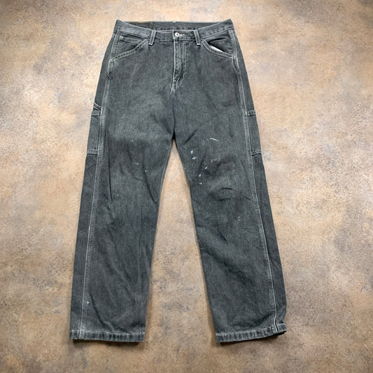 LEVI'S Stay Loose Jeans W29 L30 Mens Relaxed Fit Straight Grey
