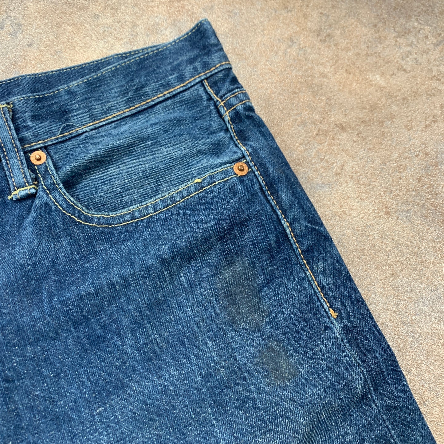 LEVI'S 522 Jeans W32 L31 Mens Slim Fit Tapered Blue
