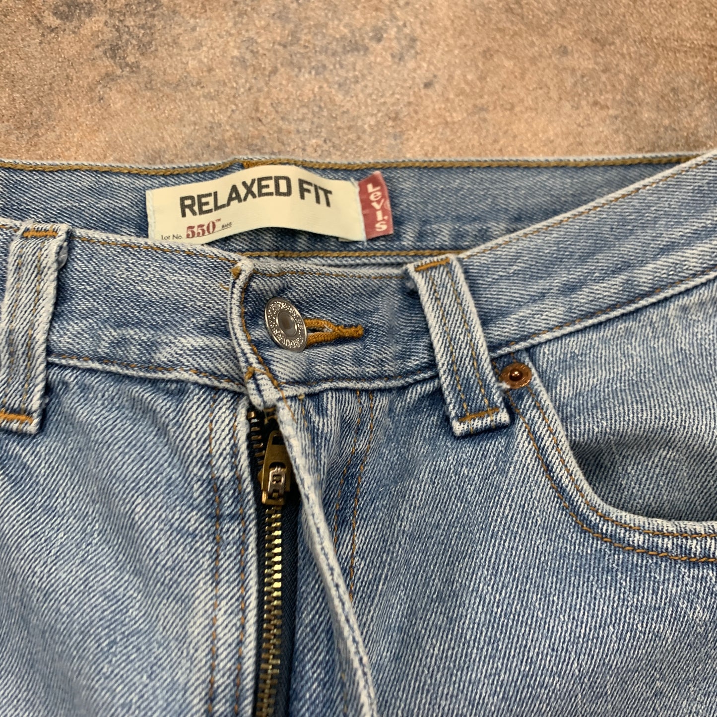 Vintage LEVI'S 550 Jeans W30 L29 Mens Relaxed Fit Straight Blue