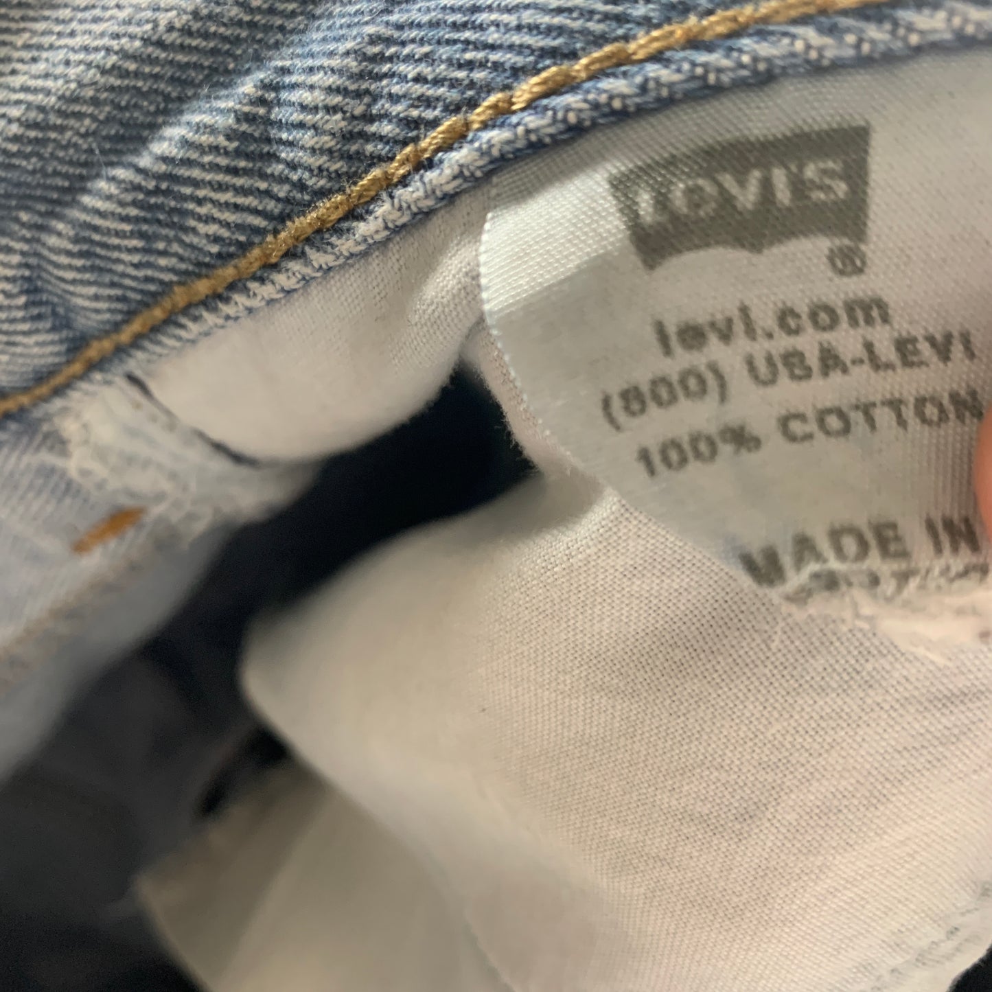 Vintage LEVI'S 550 Jeans W30 L29 Mens Relaxed Fit Straight Blue