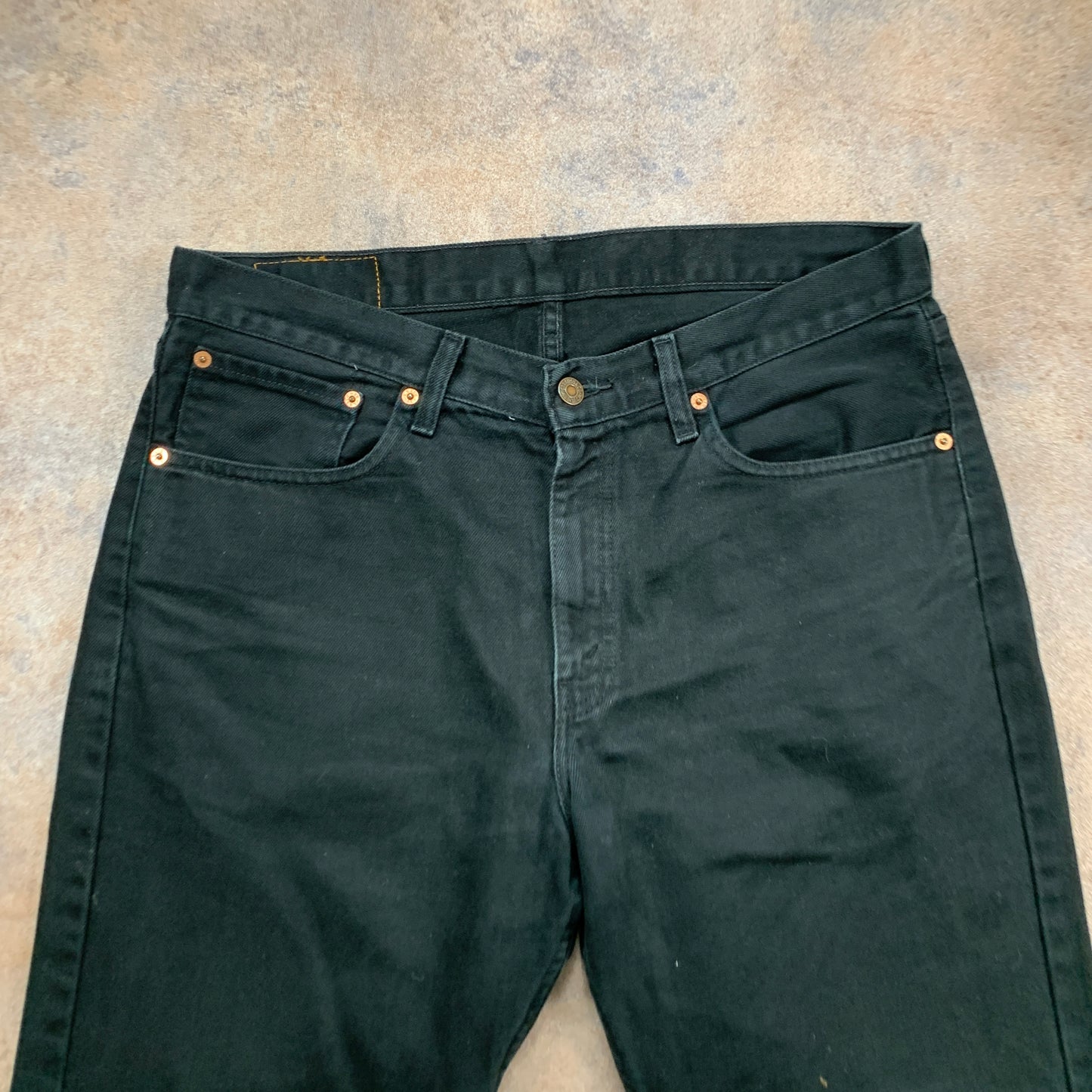 Vintage LEVI'S 751 Jeans W34 L30 Mens Regular Fit Straight Black