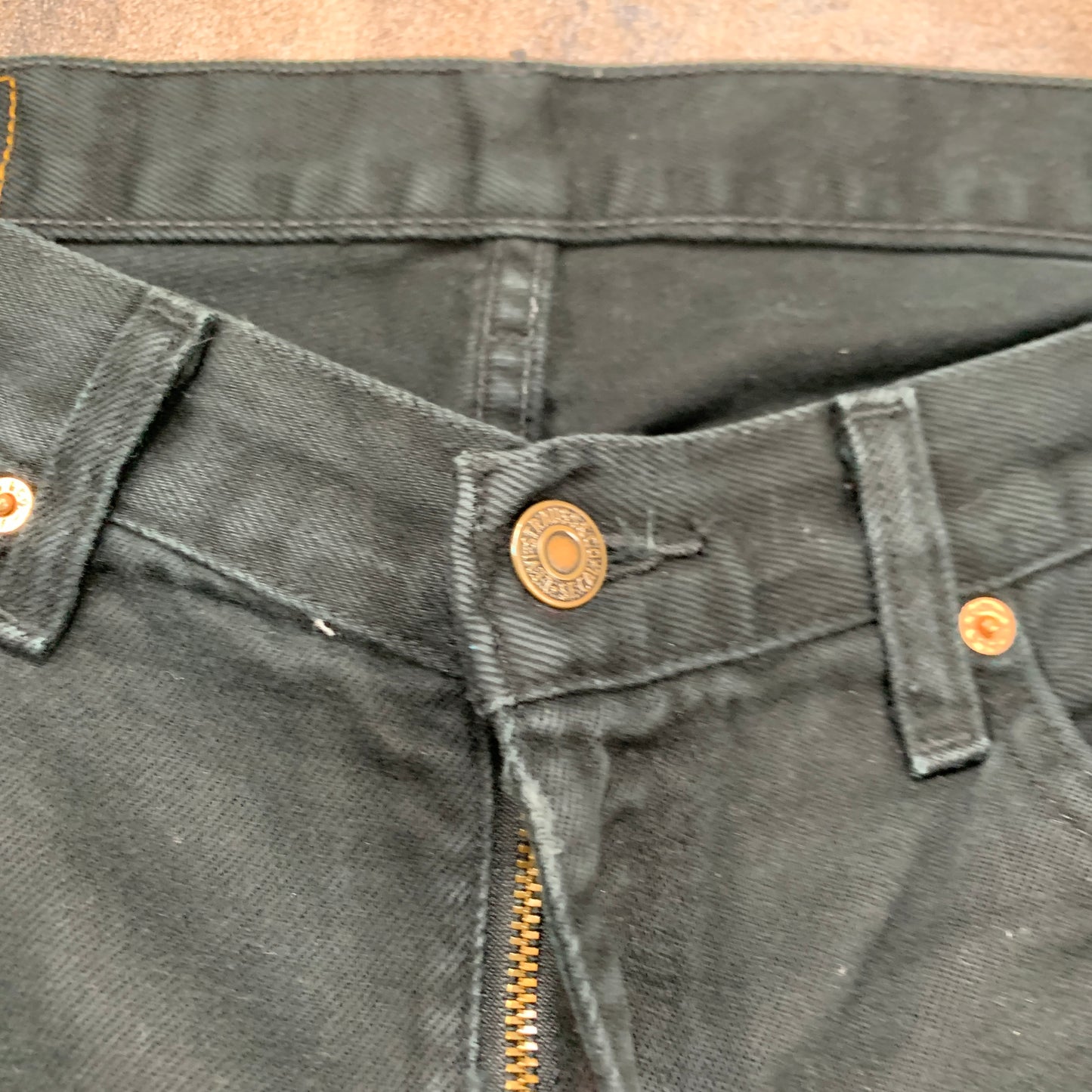 Vintage LEVI'S 751 Jeans W34 L30 Mens Regular Fit Straight Black
