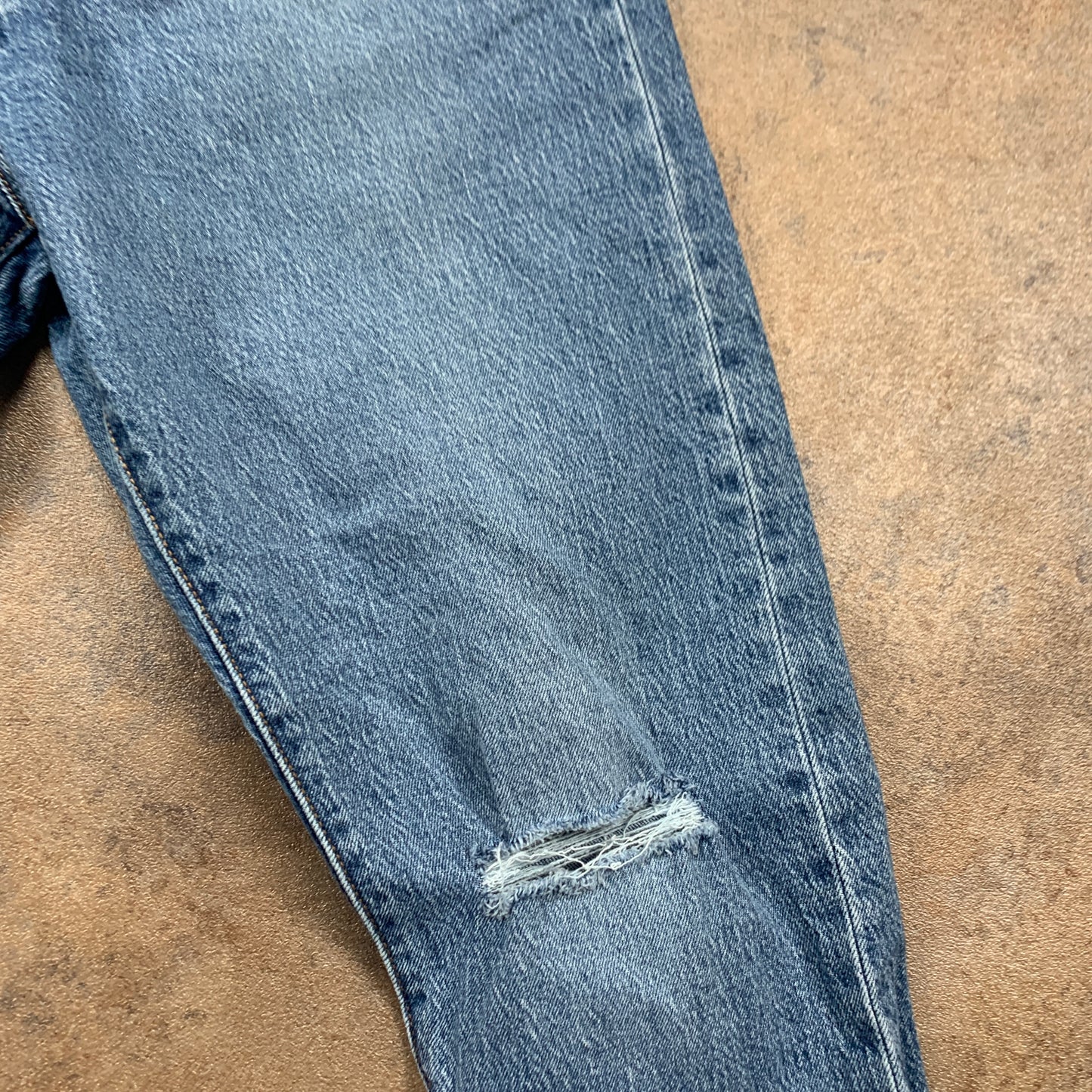 LEVI'S 501 Jeans W32 L30 Mens Slim Fit Straight Blue