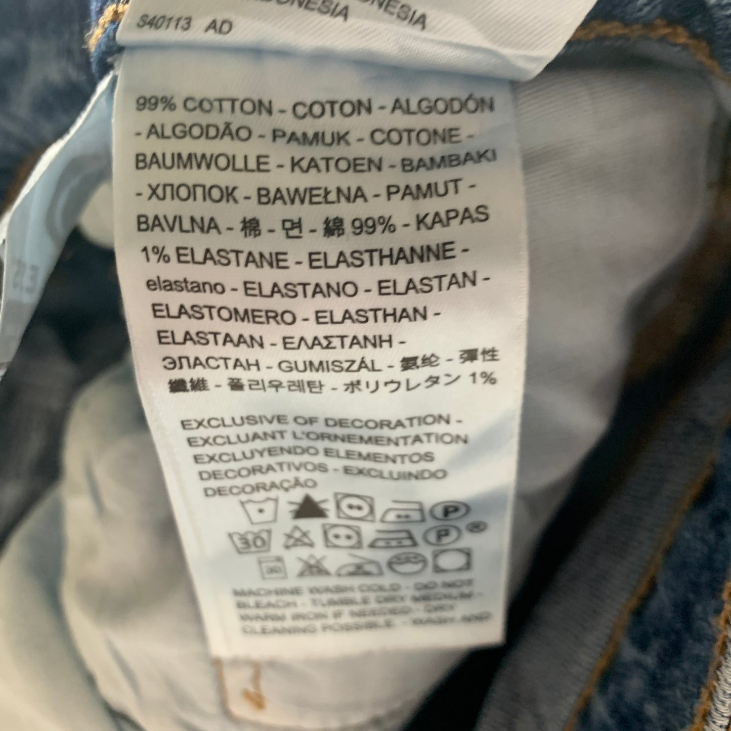 LEVI'S 501 Jeans W32 L30 Mens Slim Fit Straight Blue
