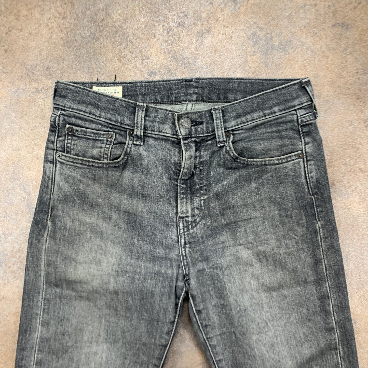 LEVI'S 519 Jeans W30 L31 Mens Skinny Fit Grey