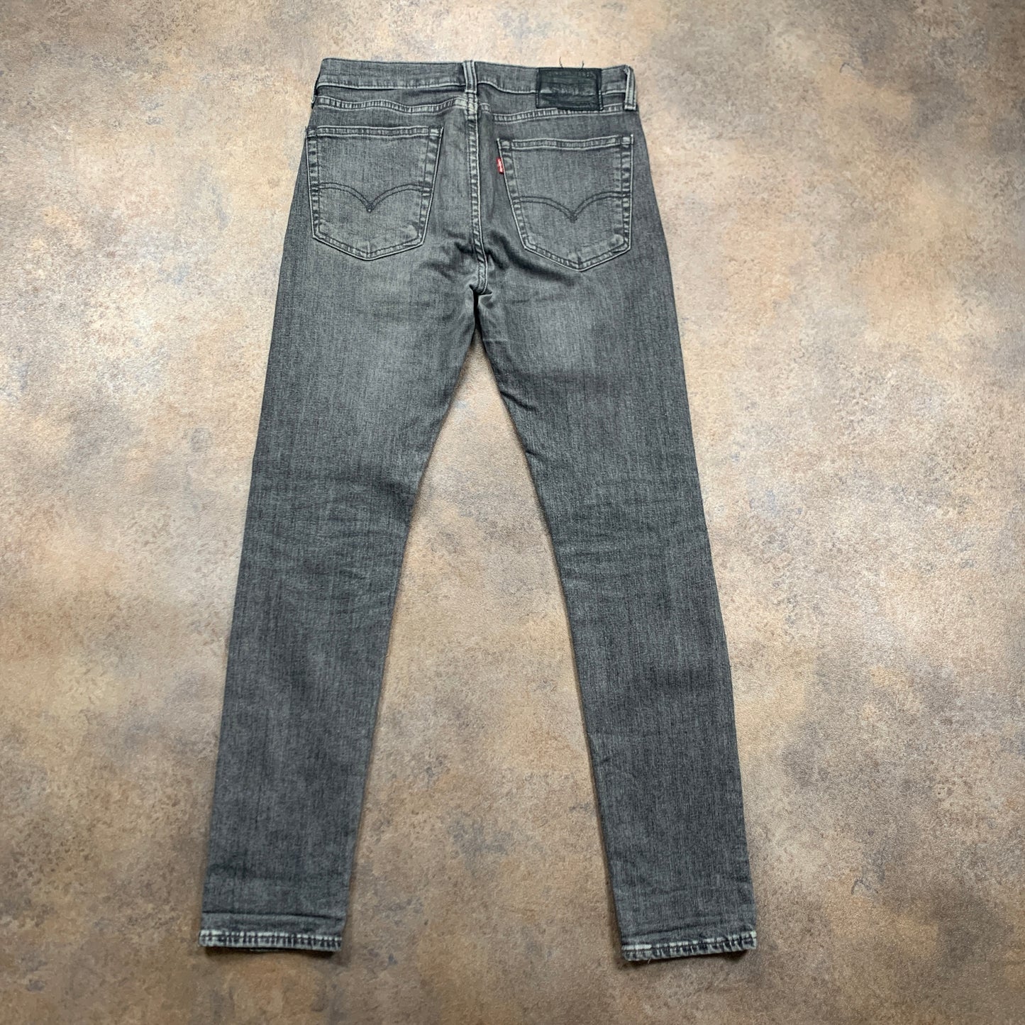 LEVI'S 519 Jeans W30 L31 Mens Skinny Fit Grey