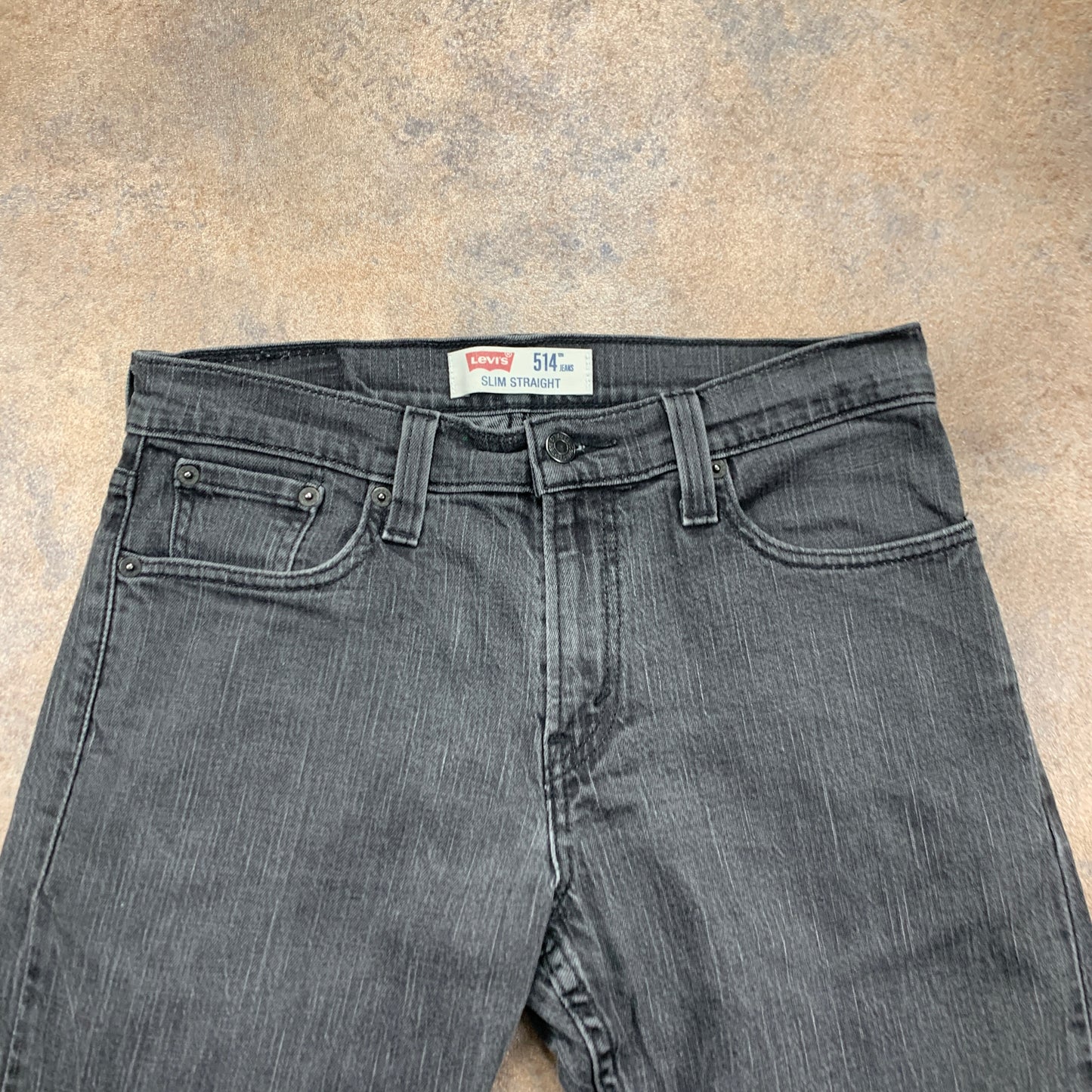 LEVI'S 514 Jeans W30 L26 Mens Regular Fit Straight Grey
