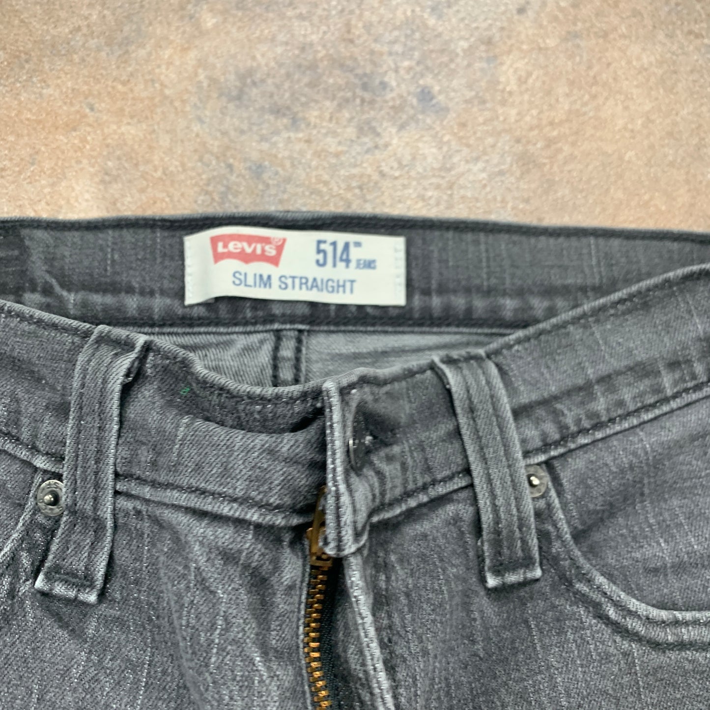 LEVI'S 514 Jeans W30 L26 Mens Regular Fit Straight Grey