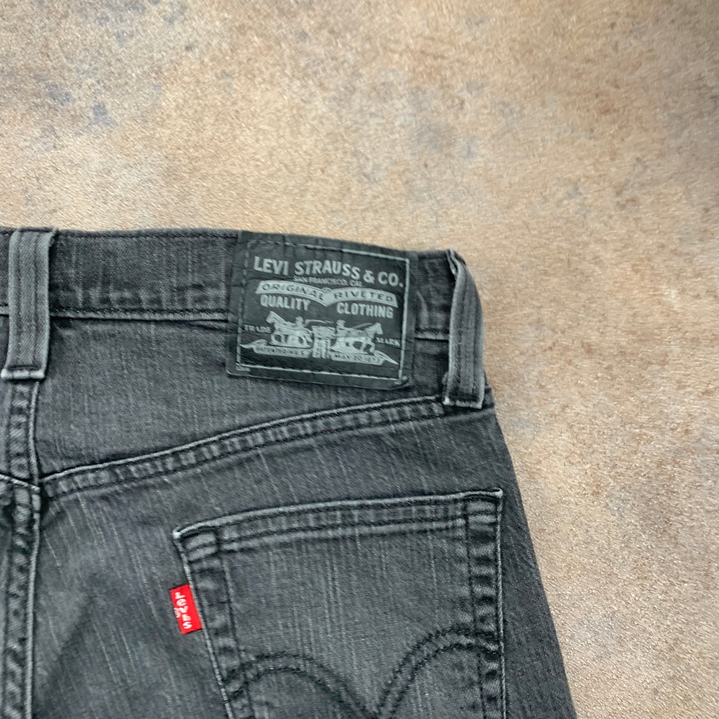 LEVI'S 514 Jeans W30 L26 Mens Regular Fit Straight Grey