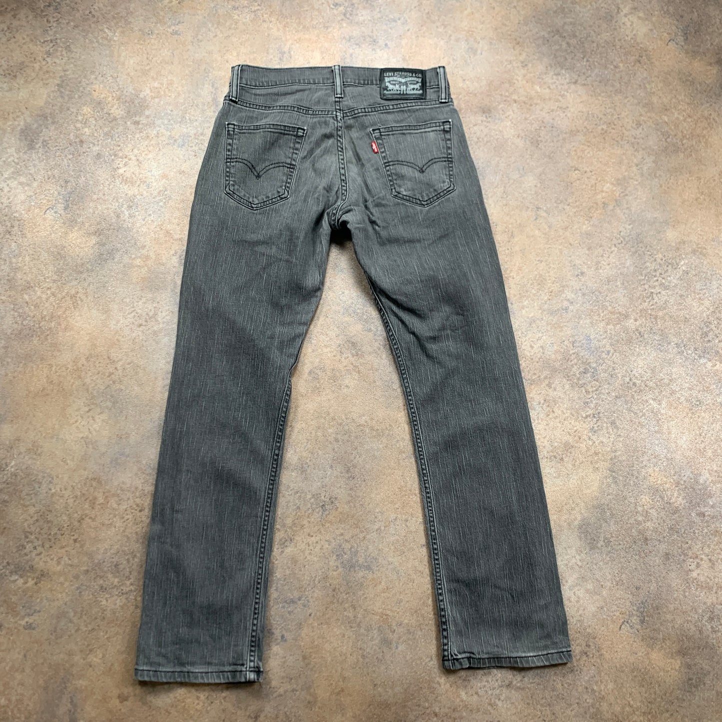 LEVI'S 514 Jeans W30 L30 Mens Regular Fit Straight Grey