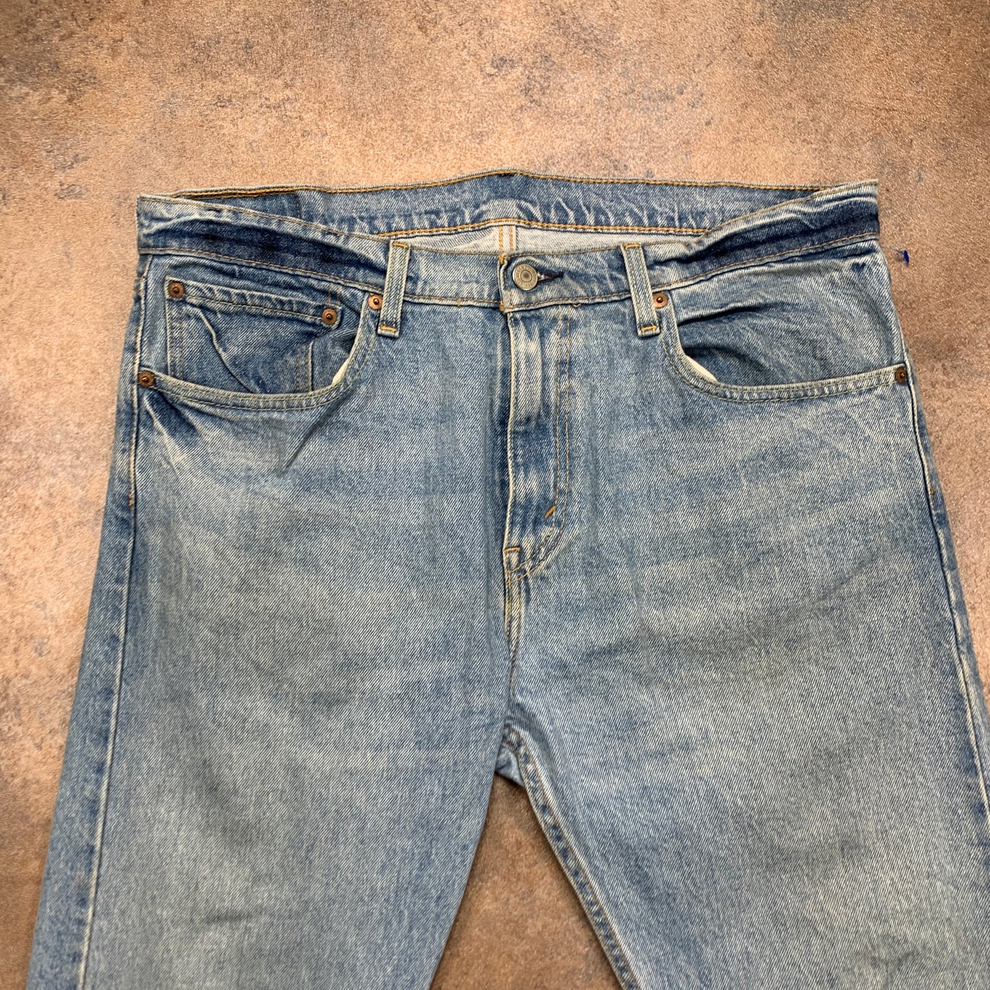 LEVI'S 512 Jeans W35 L32 Mens Slim Fit Tapered Blue