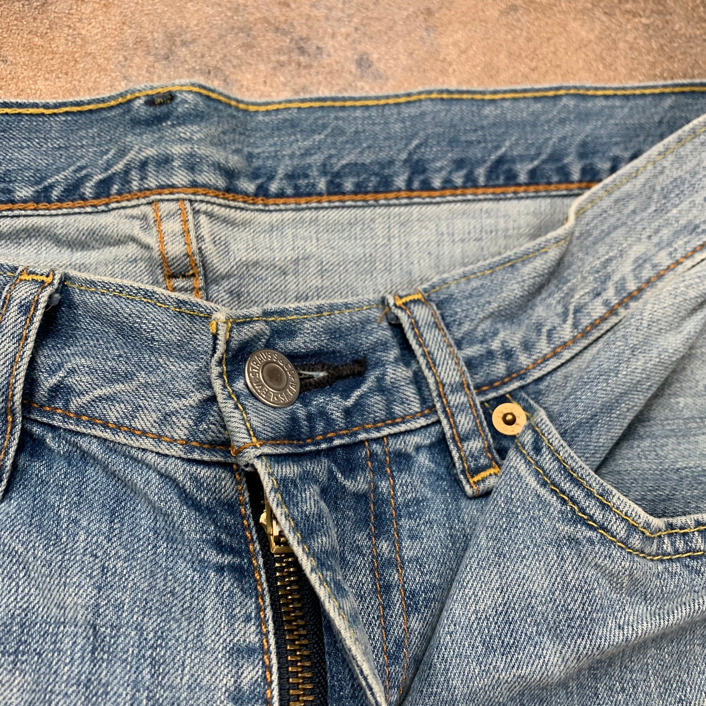 LEVI'S 751 Jeans W34 L32 Mens Regular Fit Straight Blue