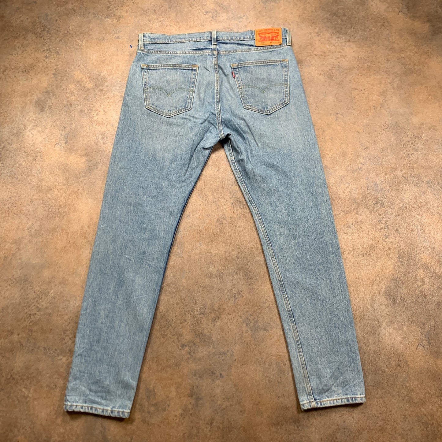 LEVI'S 512 Jeans W35 L32 Mens Slim Fit Tapered Blue