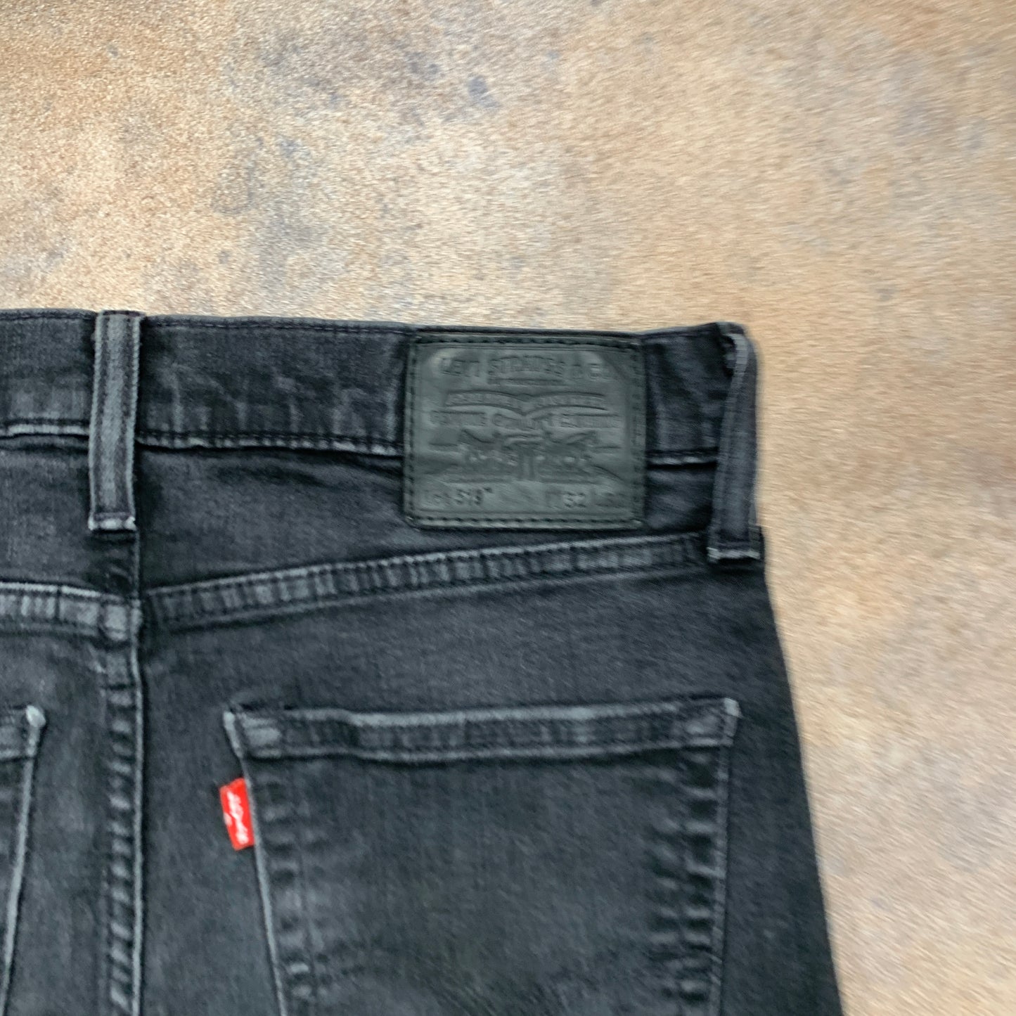 LEVI'S 519 Jeans W30 L30 Mens Skinny Fit Grey