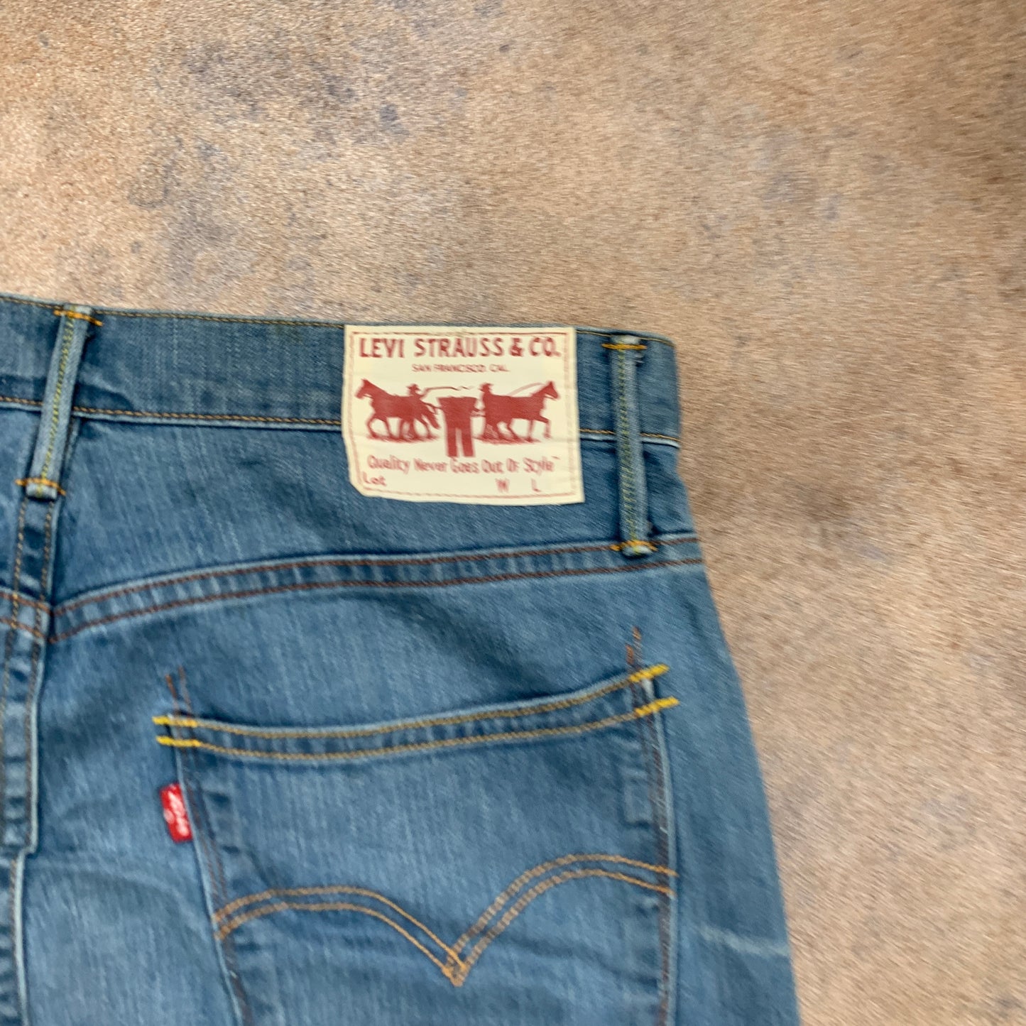 Vintage LEVI'S 504 Jeans W32 L28 Mens Regular Fit Straight Blue