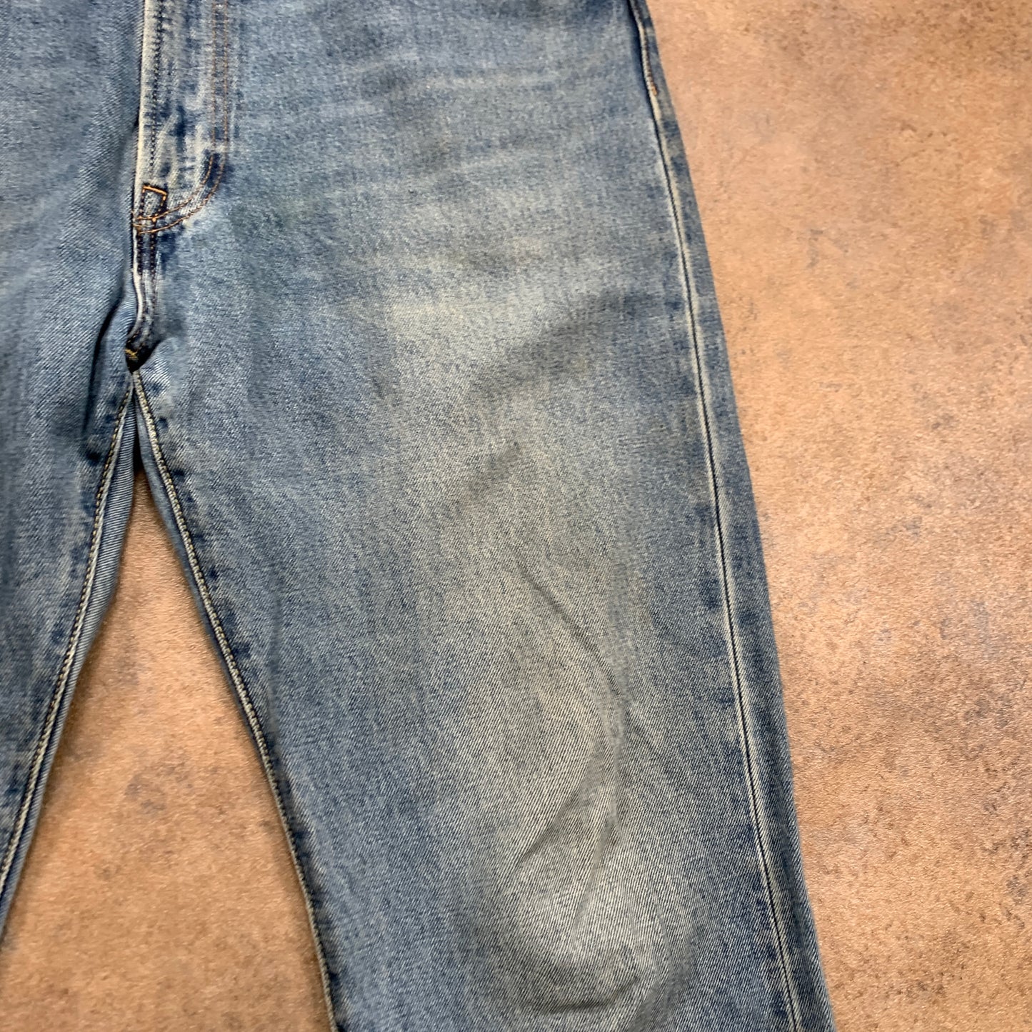 LEVI'S 551 Jeans W37 L34 Mens Relaxed Fit Straight Blue