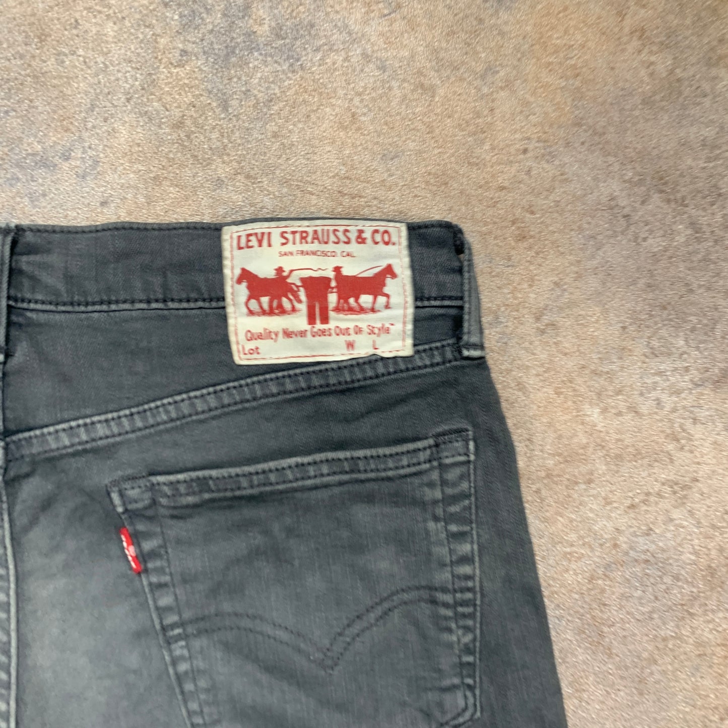 LEVI'S 510 Jeans W32 L30 Mens Skinny Fit Grey