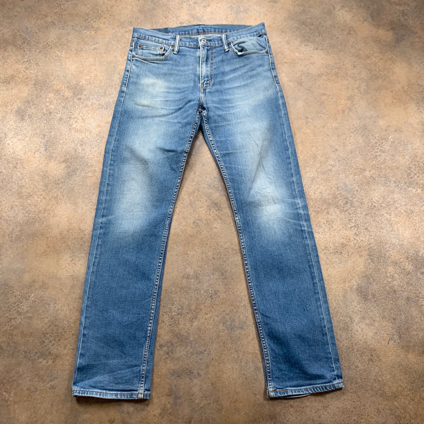 LEVI'S 504 Jeans W32 L33 Mens Regular Fit Straight Blue