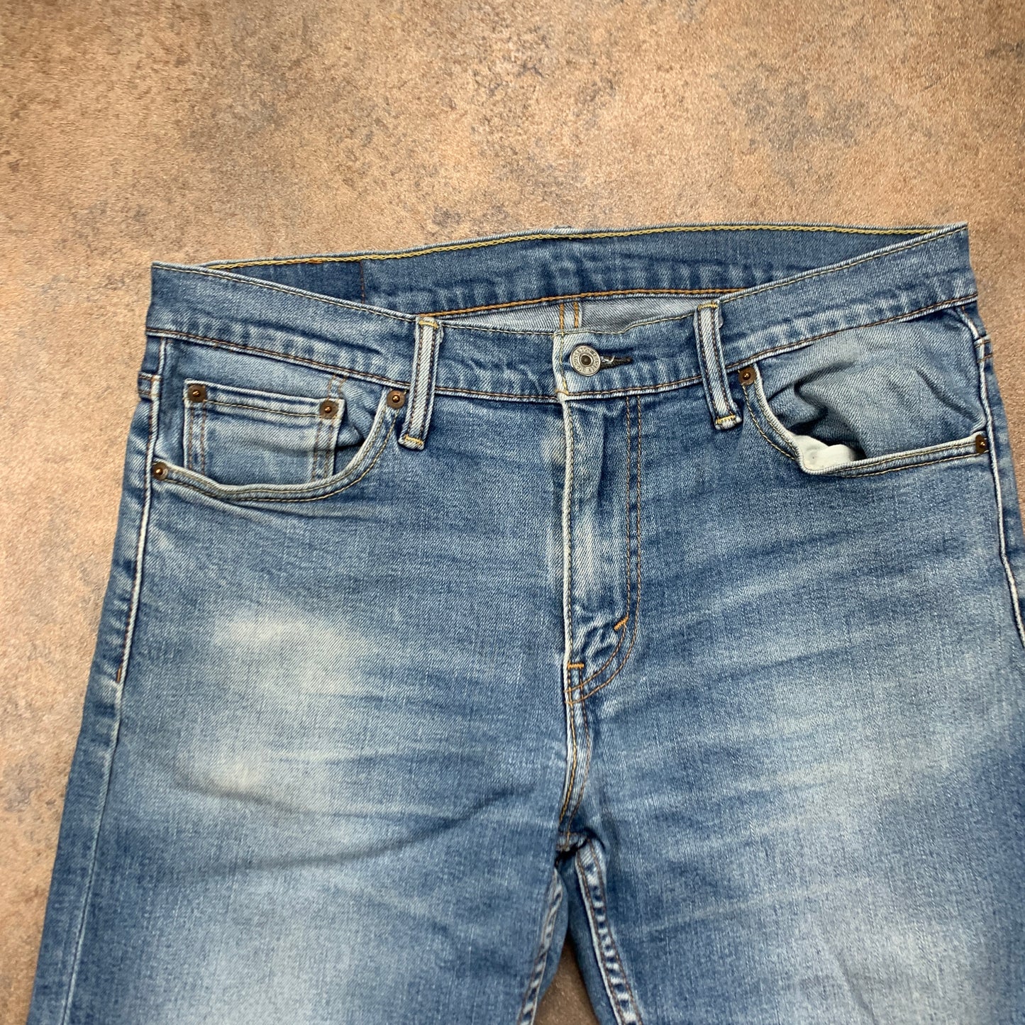 LEVI'S 504 Jeans W32 L33 Mens Regular Fit Straight Blue