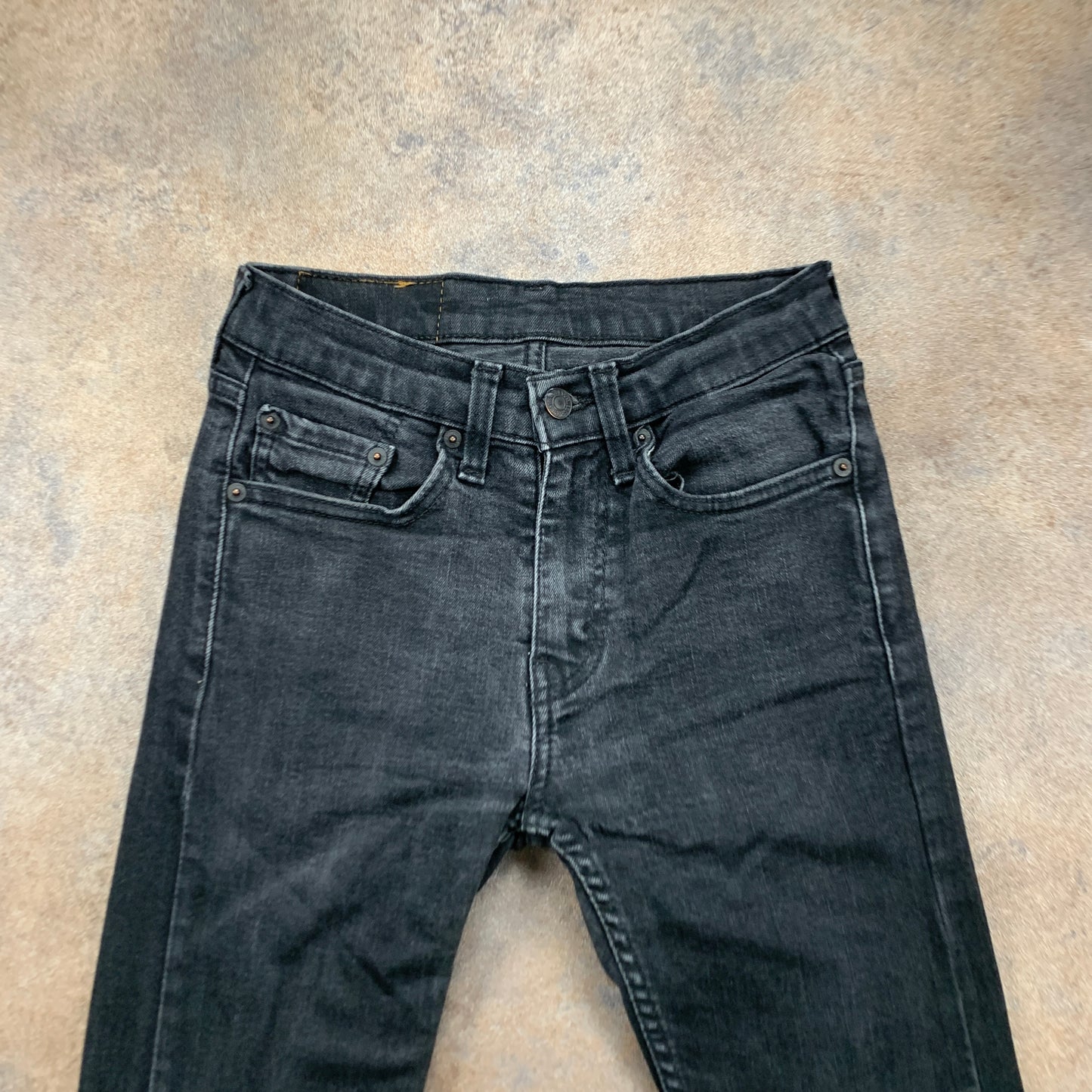 LEVI'S 519 Jeans W28 L28 Mens Skinny Fit Grey