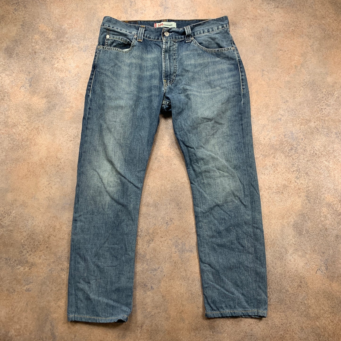 Vintage LEVI'S 506 Jeans W34 L28 Mens Relaxed Fit Straight Blue 90s