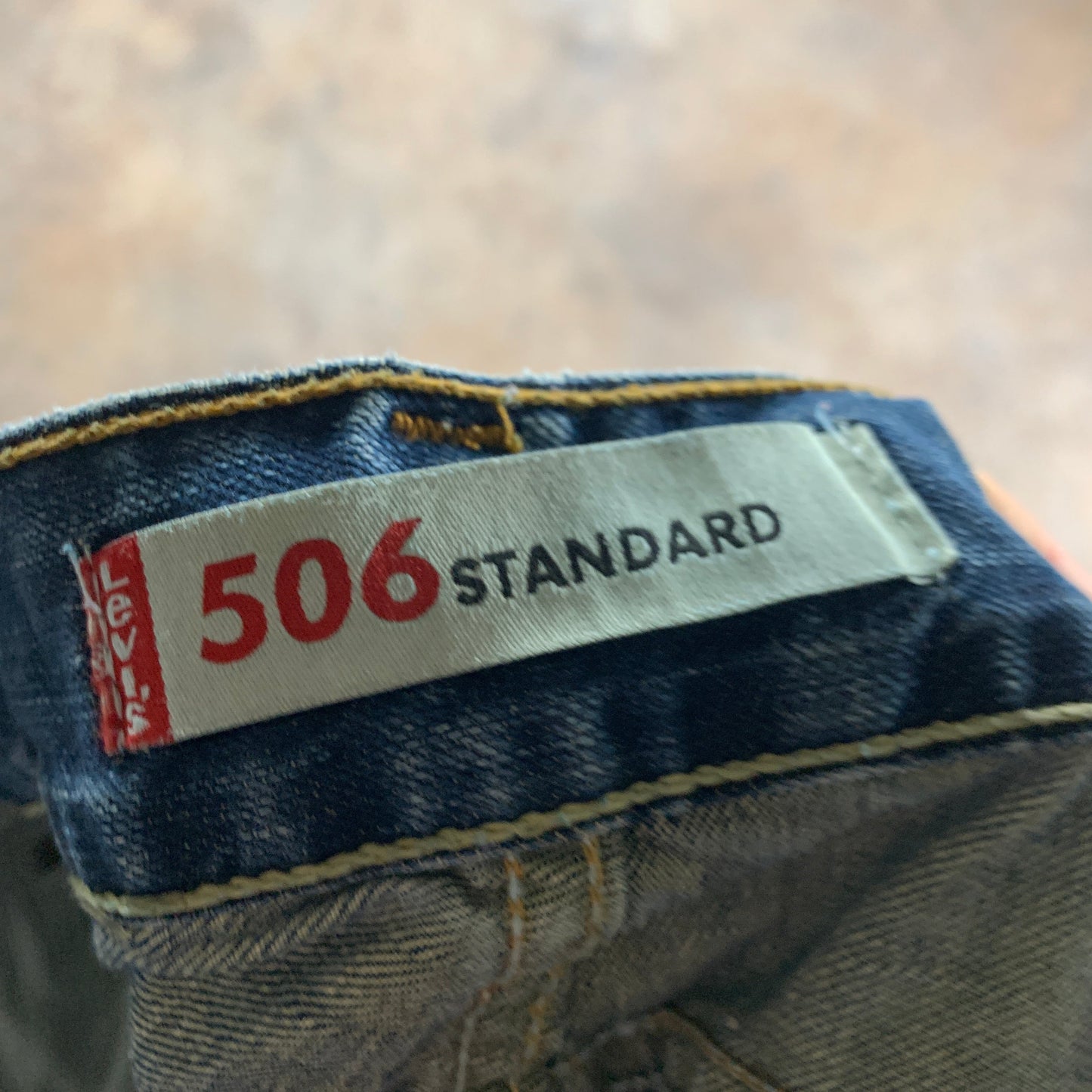 Vintage LEVI'S 506 Jeans W34 L28 Mens Relaxed Fit Straight Blue 90s