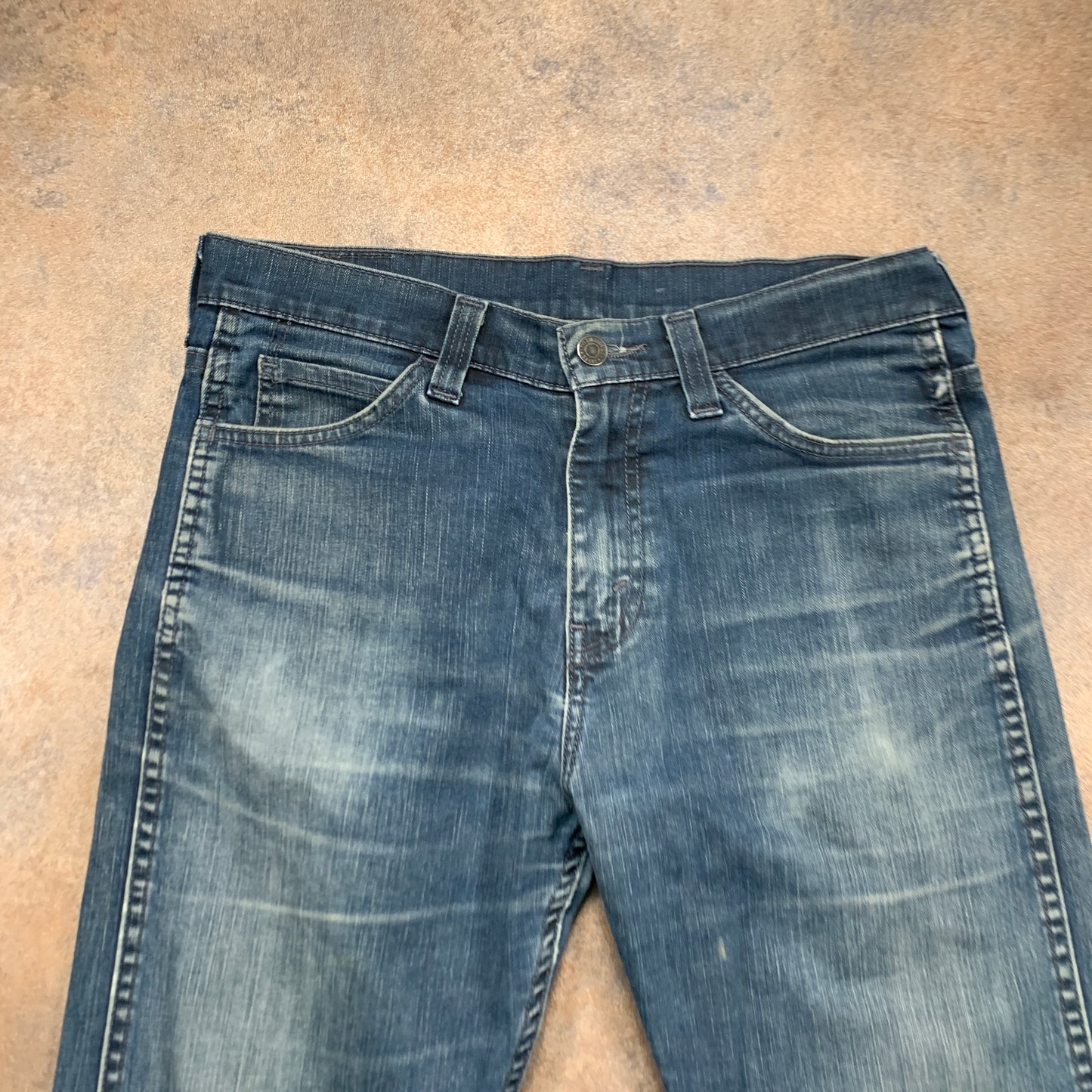 LEVI'S 508 Jeans W30 L32 Mens Slim Fit Straight Blue