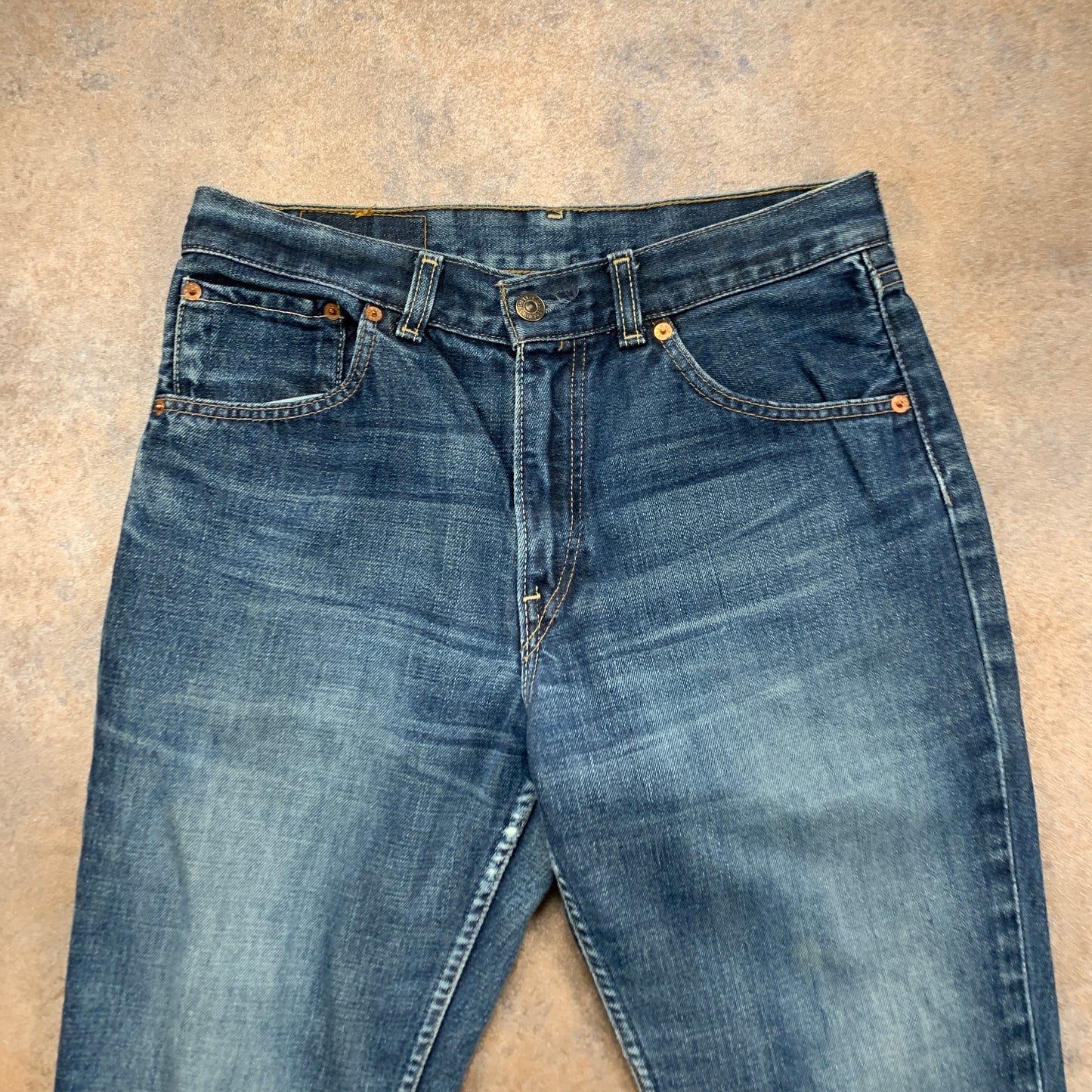 Vintage LEVI'S 525 Jeans W30 L30 Mens Bootcut Slim Fit Blue